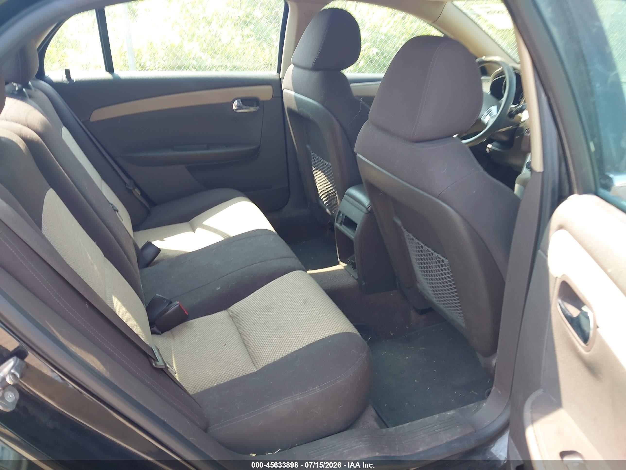 2011 Chevrolet Malibu Ls Black vin: 1G1ZB5E11BF355848
