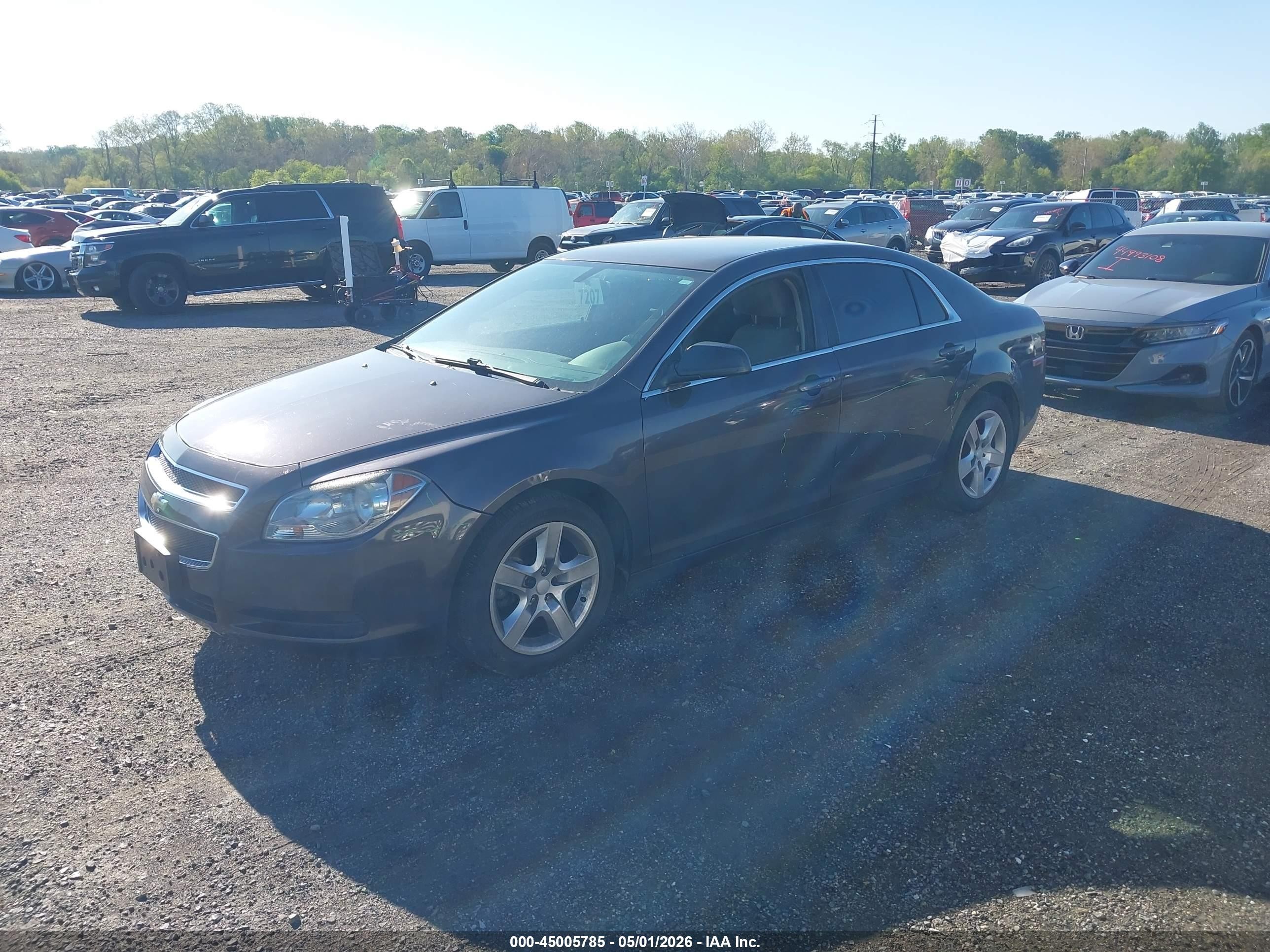 2011 Chevrolet Malibu Ls Gray vin: 1G1ZB5E12BF124425