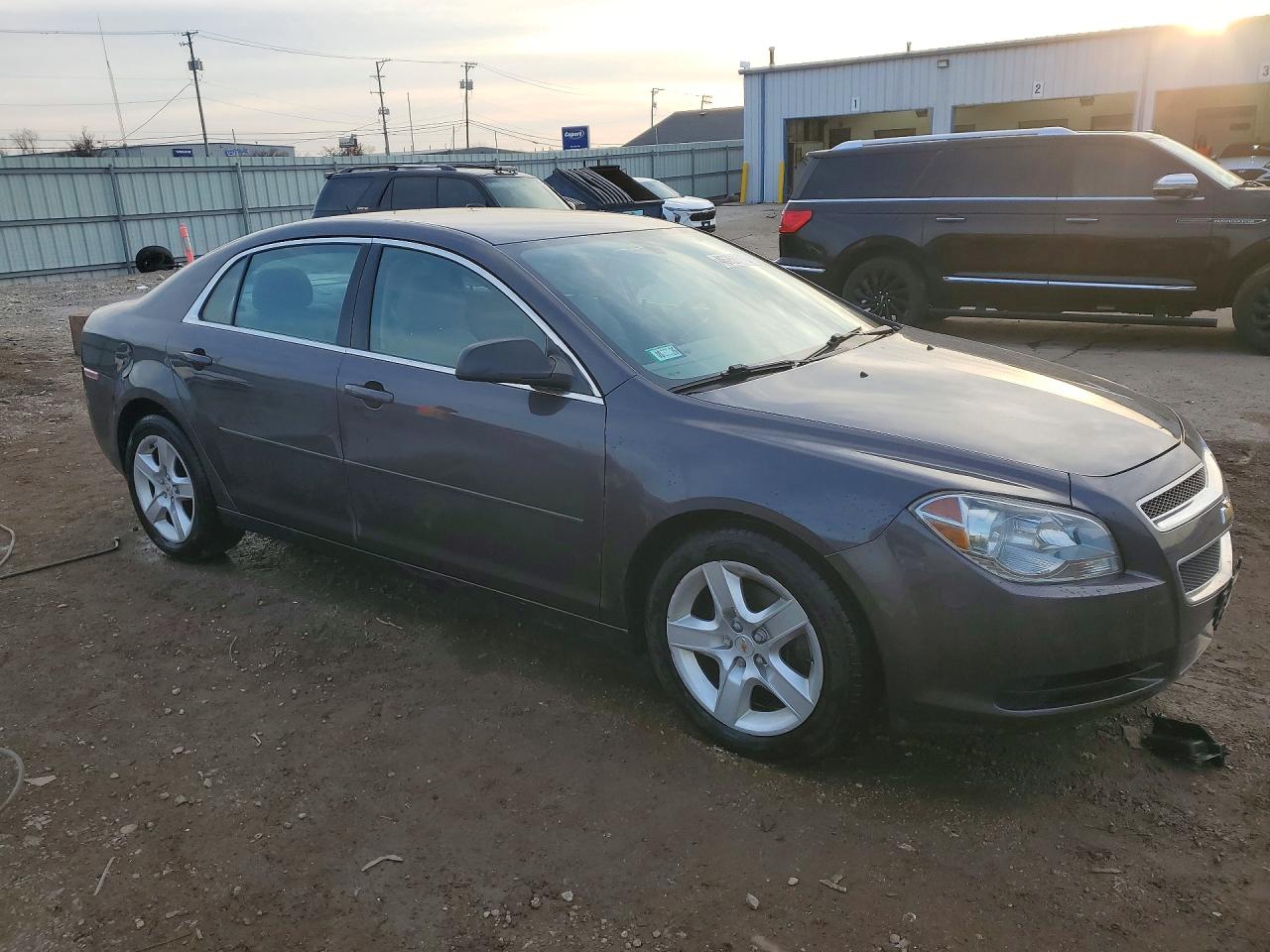 2011 Chevrolet Malibu Ls Charcoal vin: 1G1ZB5E12BF214660