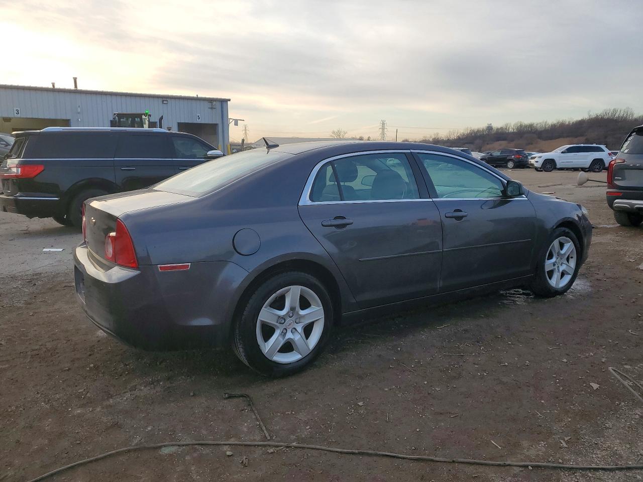 2011 Chevrolet Malibu Ls Charcoal vin: 1G1ZB5E12BF214660