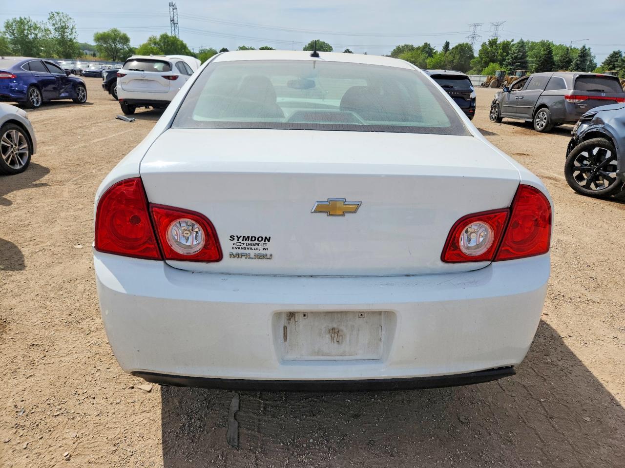 2011 Chevrolet Malibu Ls White vin: 1G1ZB5E13BF243620