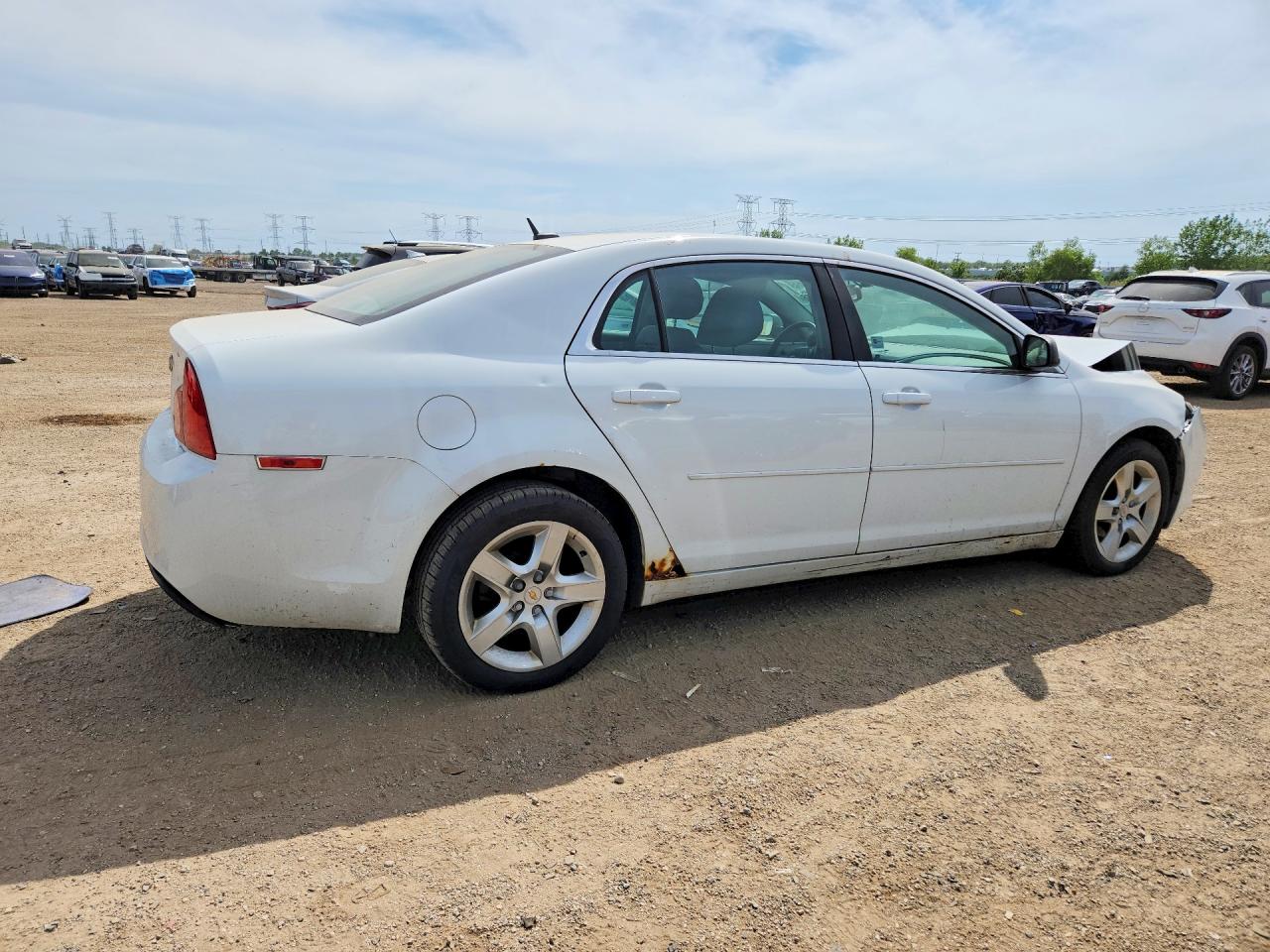 2011 Chevrolet Malibu Ls White vin: 1G1ZB5E13BF243620
