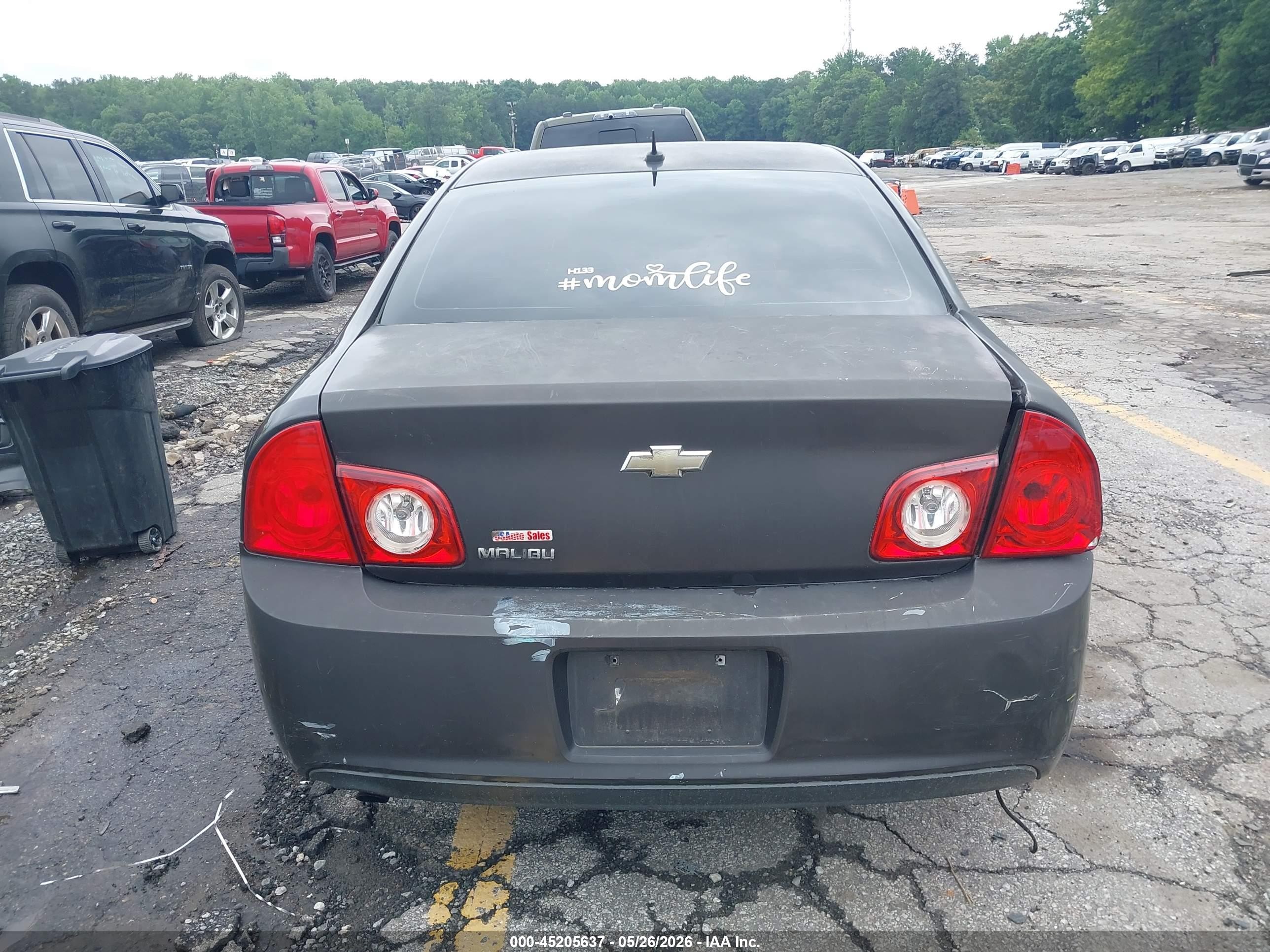 2011 Chevrolet Malibu Ls Gray vin: 1G1ZB5E14BF166630