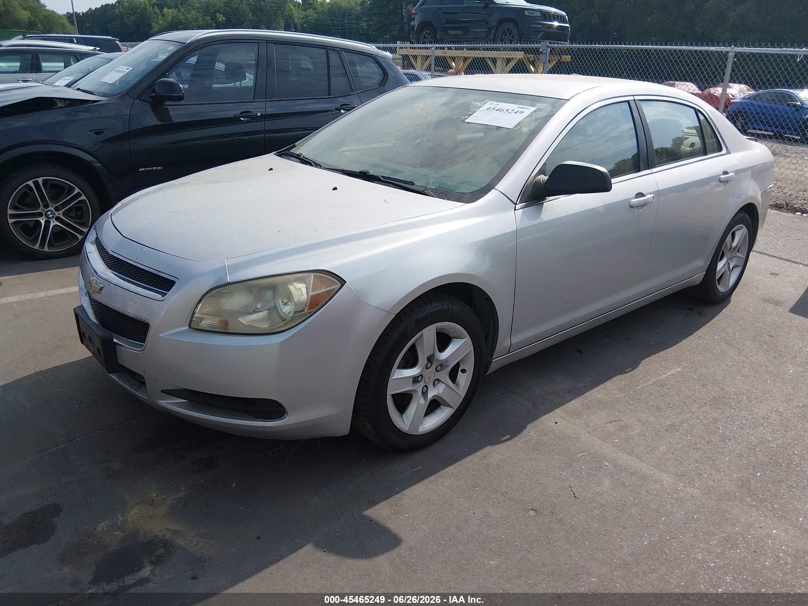 2011 Chevrolet Malibu Ls Silver vin: 1G1ZB5E14BF289926