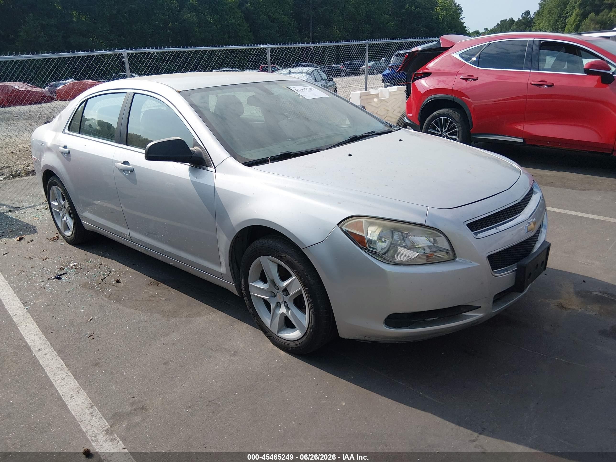2011 Chevrolet Malibu Ls Silver vin: 1G1ZB5E14BF289926