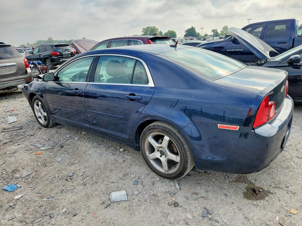 2011 Chevrolet Malibu Ls Blue vin: 1G1ZB5E15BF258166