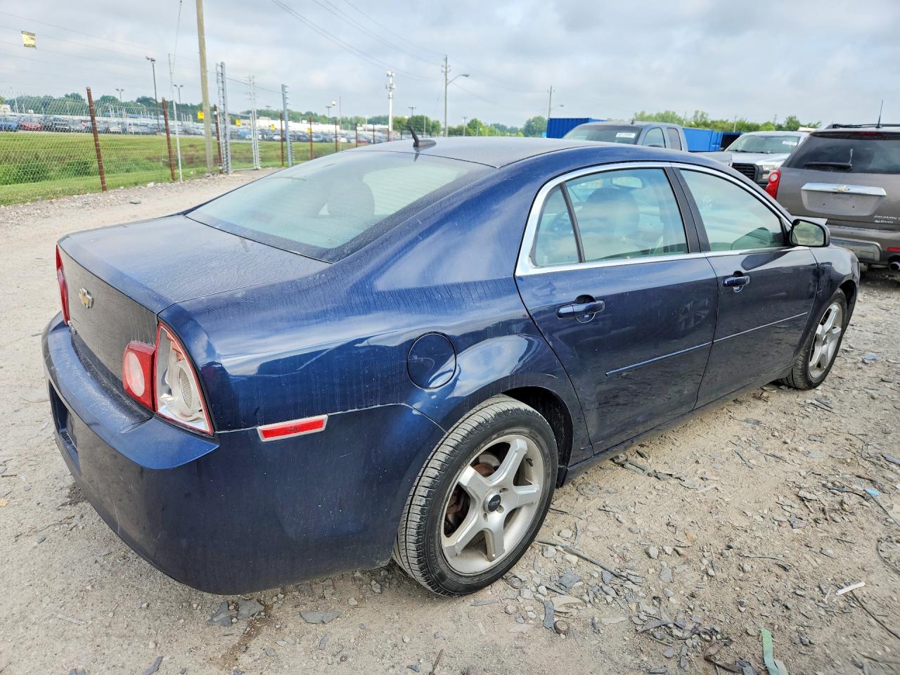 2011 Chevrolet Malibu Ls Blue vin: 1G1ZB5E15BF258166