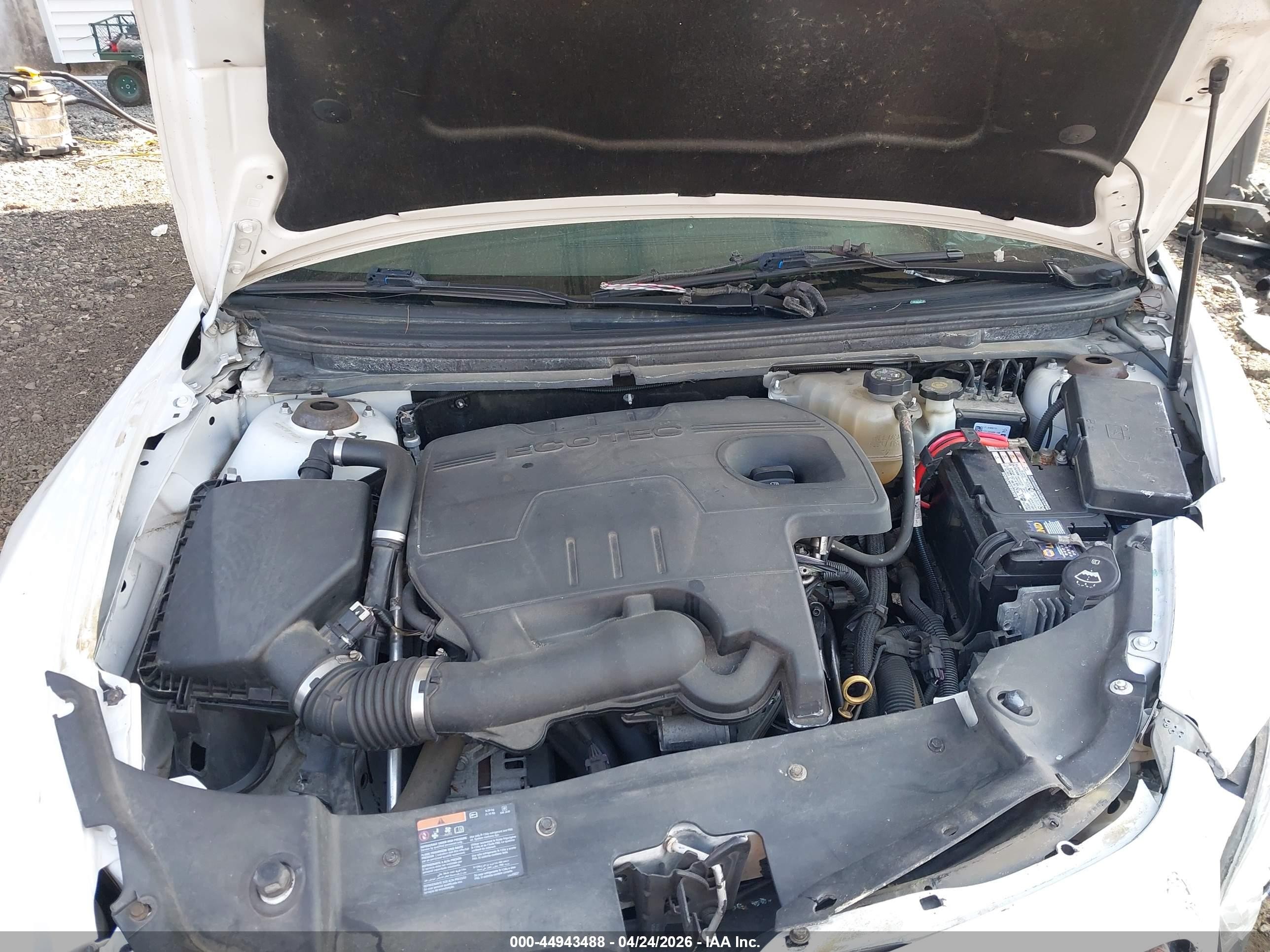 2011 Chevrolet Malibu Ls Белый vin: 1G1ZB5E16BF165866