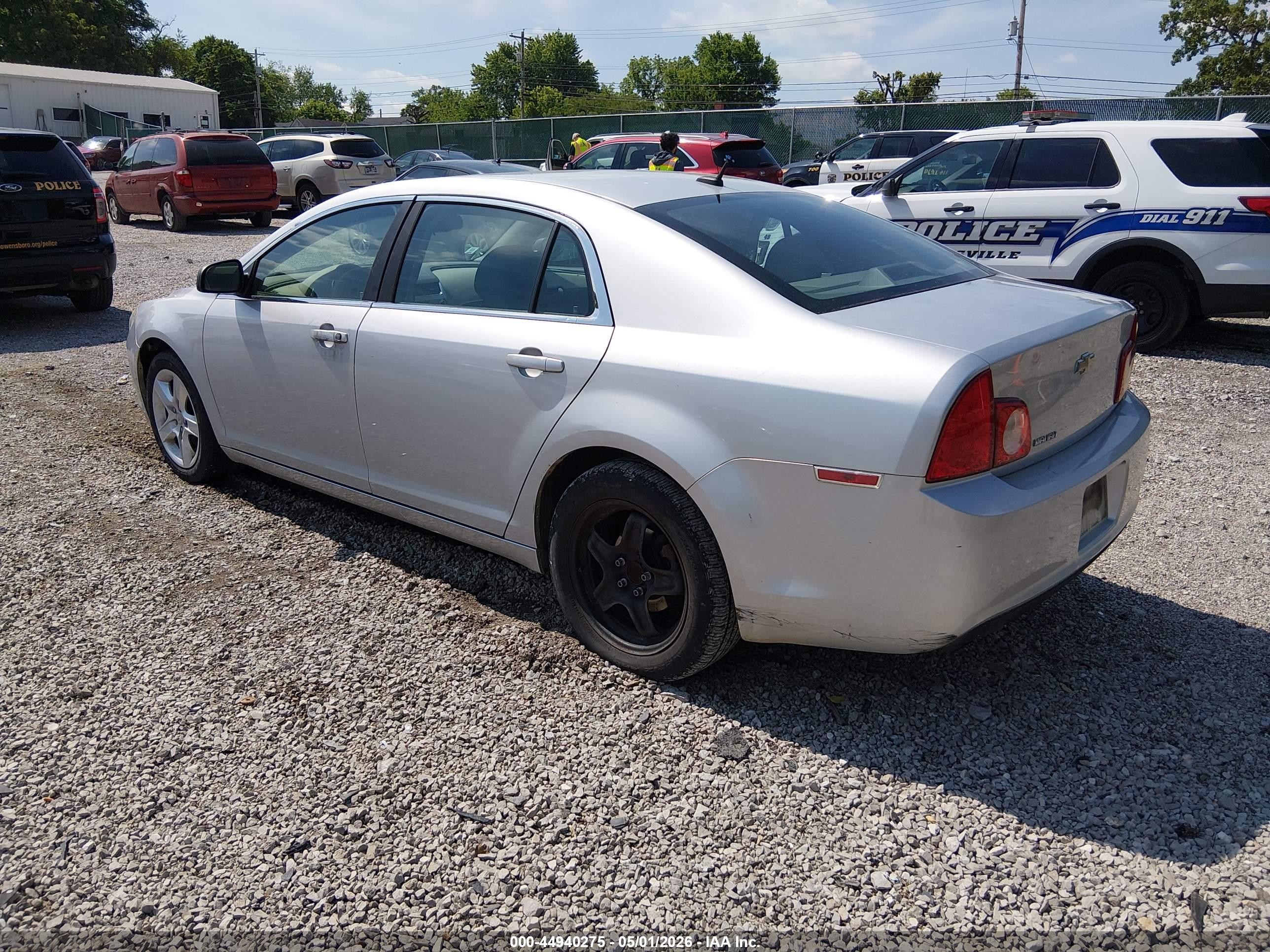 2011 Chevrolet Malibu Ls Silver vin: 1G1ZB5E16BF177290
