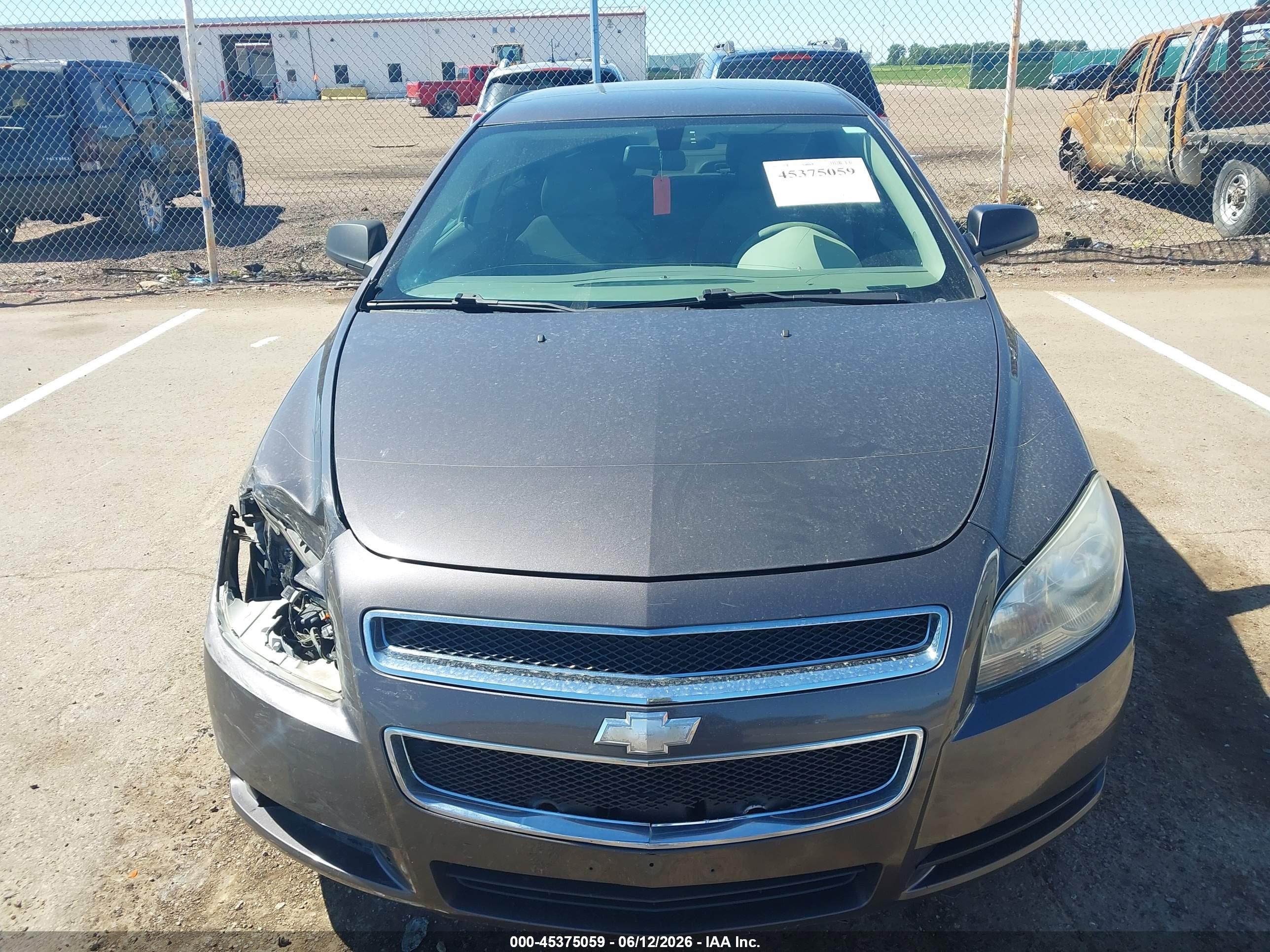 2011 Chevrolet Malibu Ls Gray vin: 1G1ZB5E16BF225659
