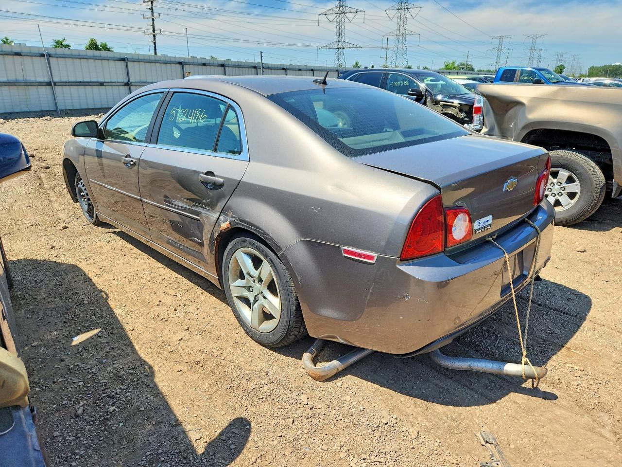 2011 Chevrolet Malibu Ls Gray vin: 1G1ZB5E17BF150244