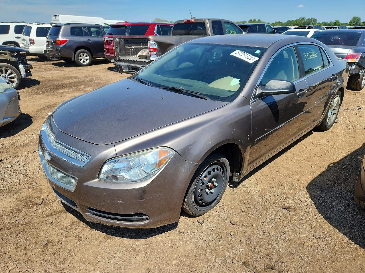 2011 Chevrolet Malibu Ls Gray vin: 1G1ZB5E17BF150244