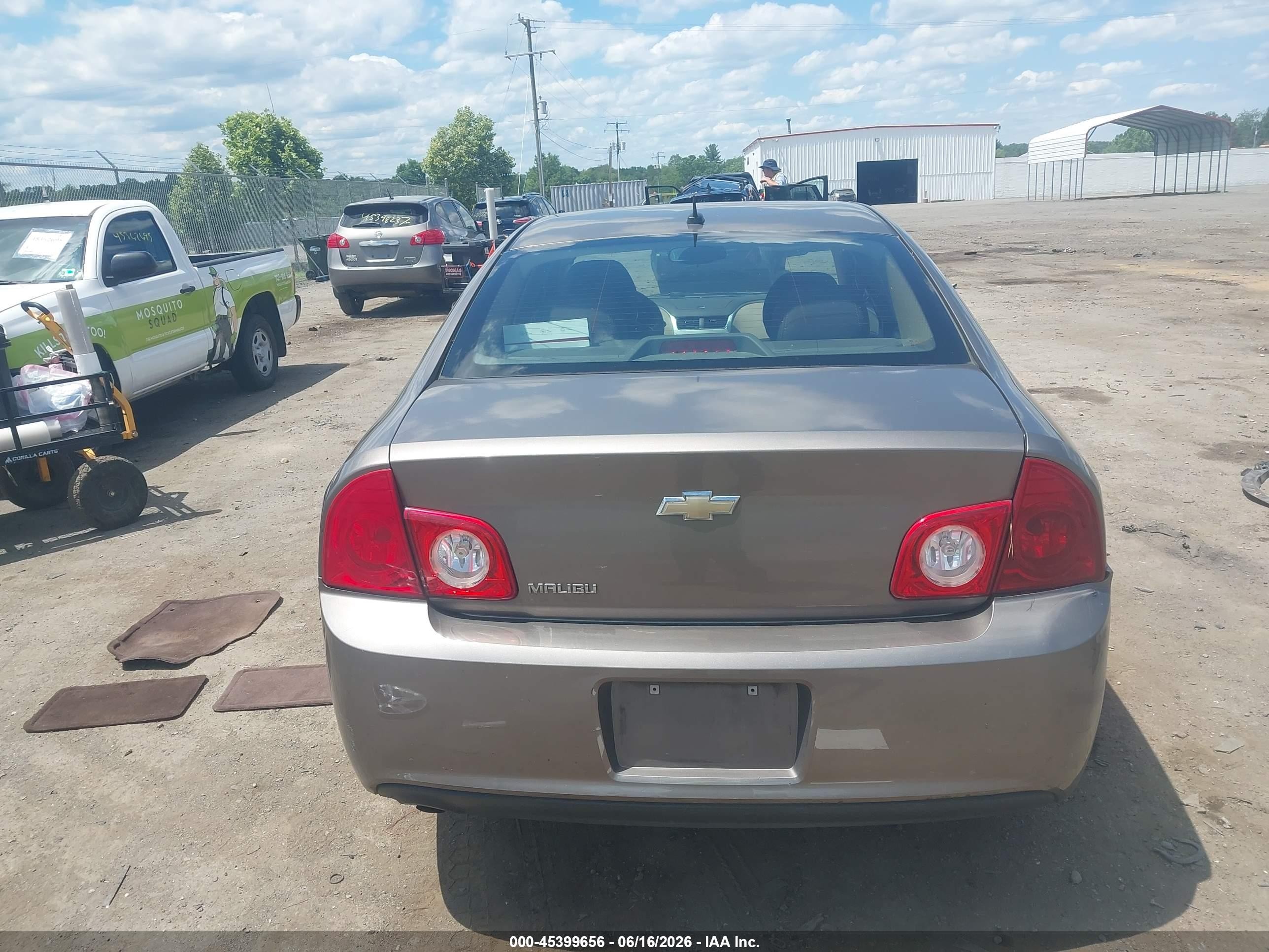 2011 Chevrolet Malibu Ls Dark Brown vin: 1G1ZB5E17BF178237