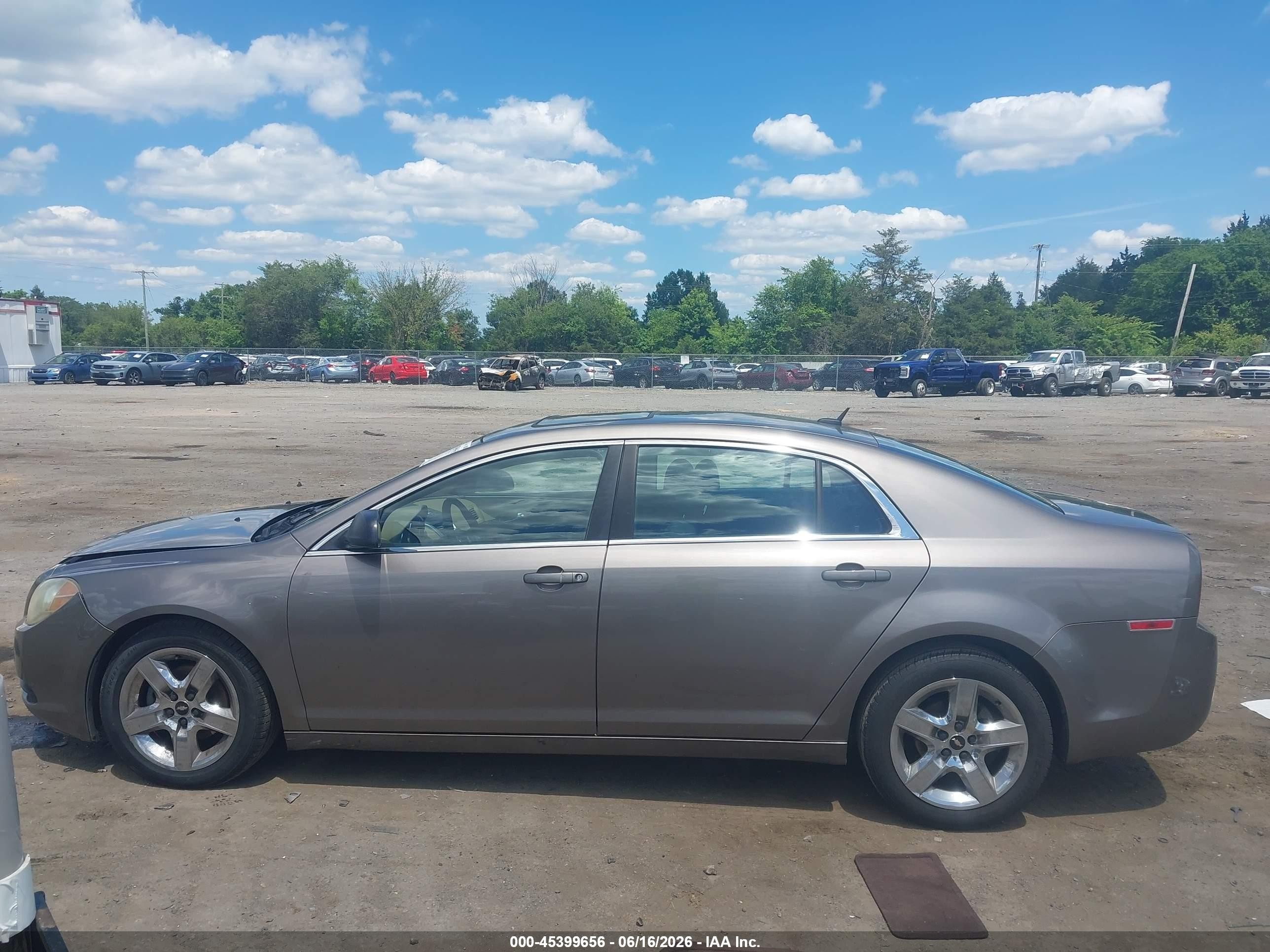 2011 Chevrolet Malibu Ls Dark Brown vin: 1G1ZB5E17BF178237