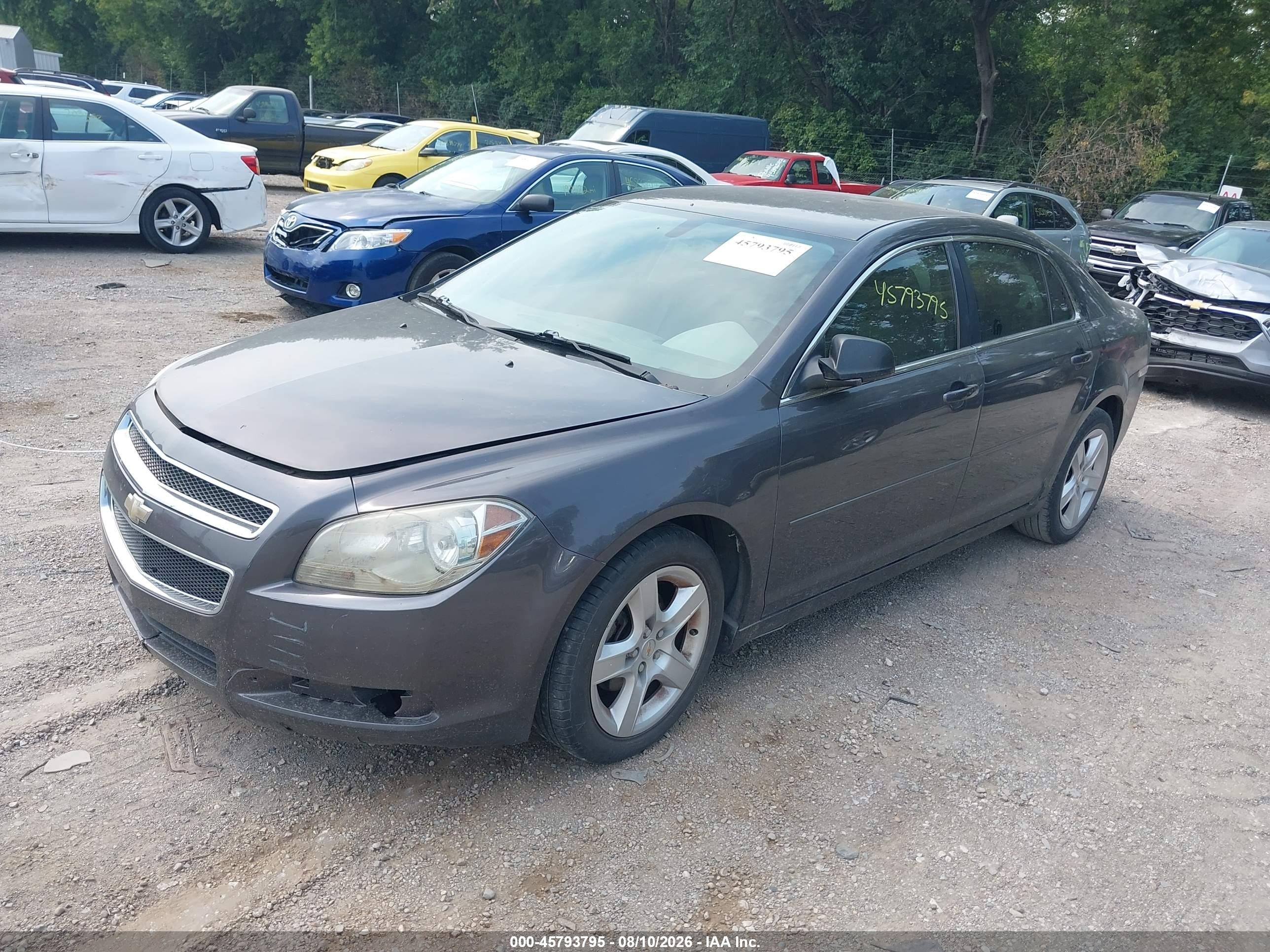 2011 Chevrolet Malibu Ls Blue vin: 1G1ZB5E17BF220146
