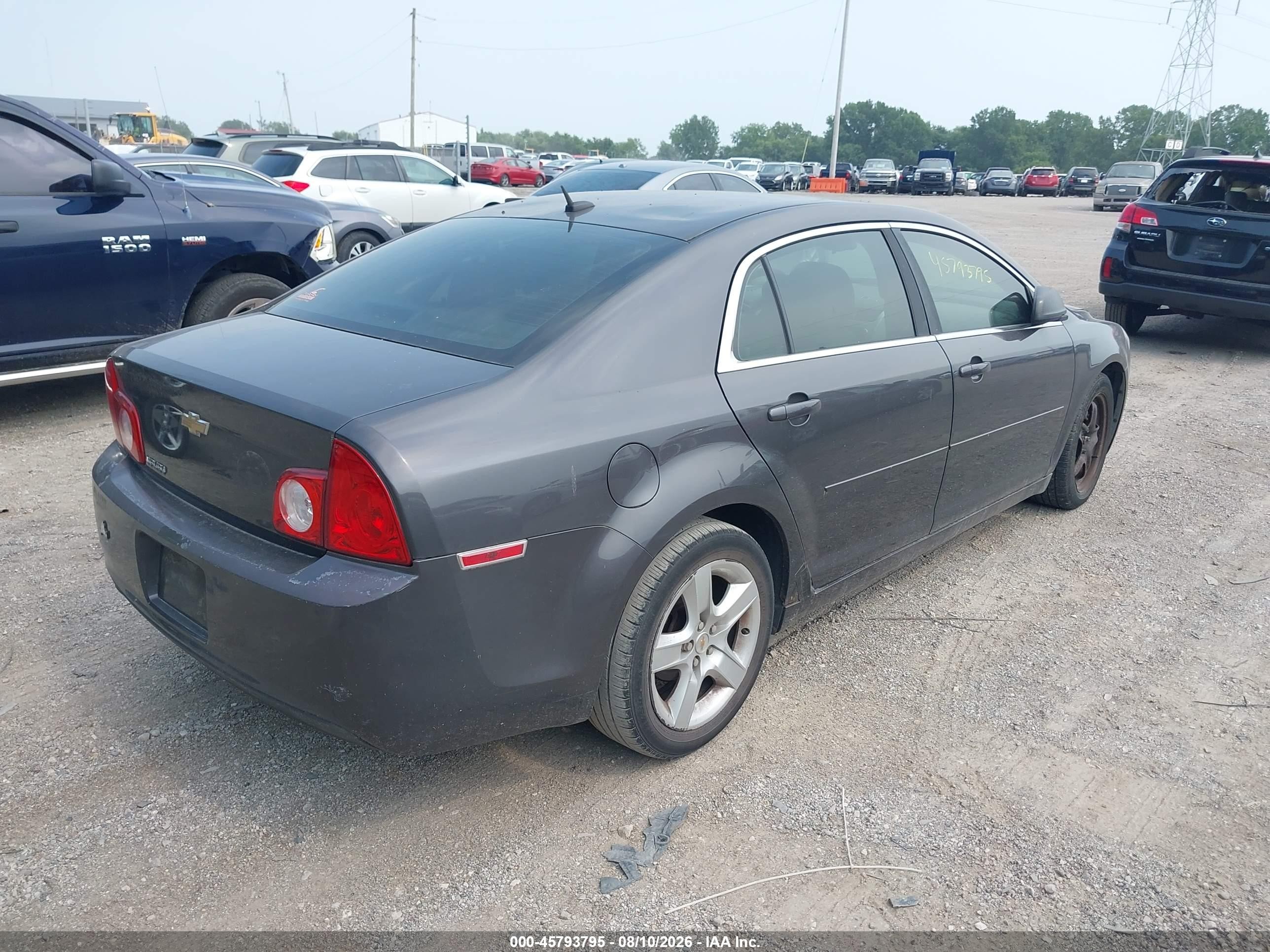 2011 Chevrolet Malibu Ls Blue vin: 1G1ZB5E17BF220146