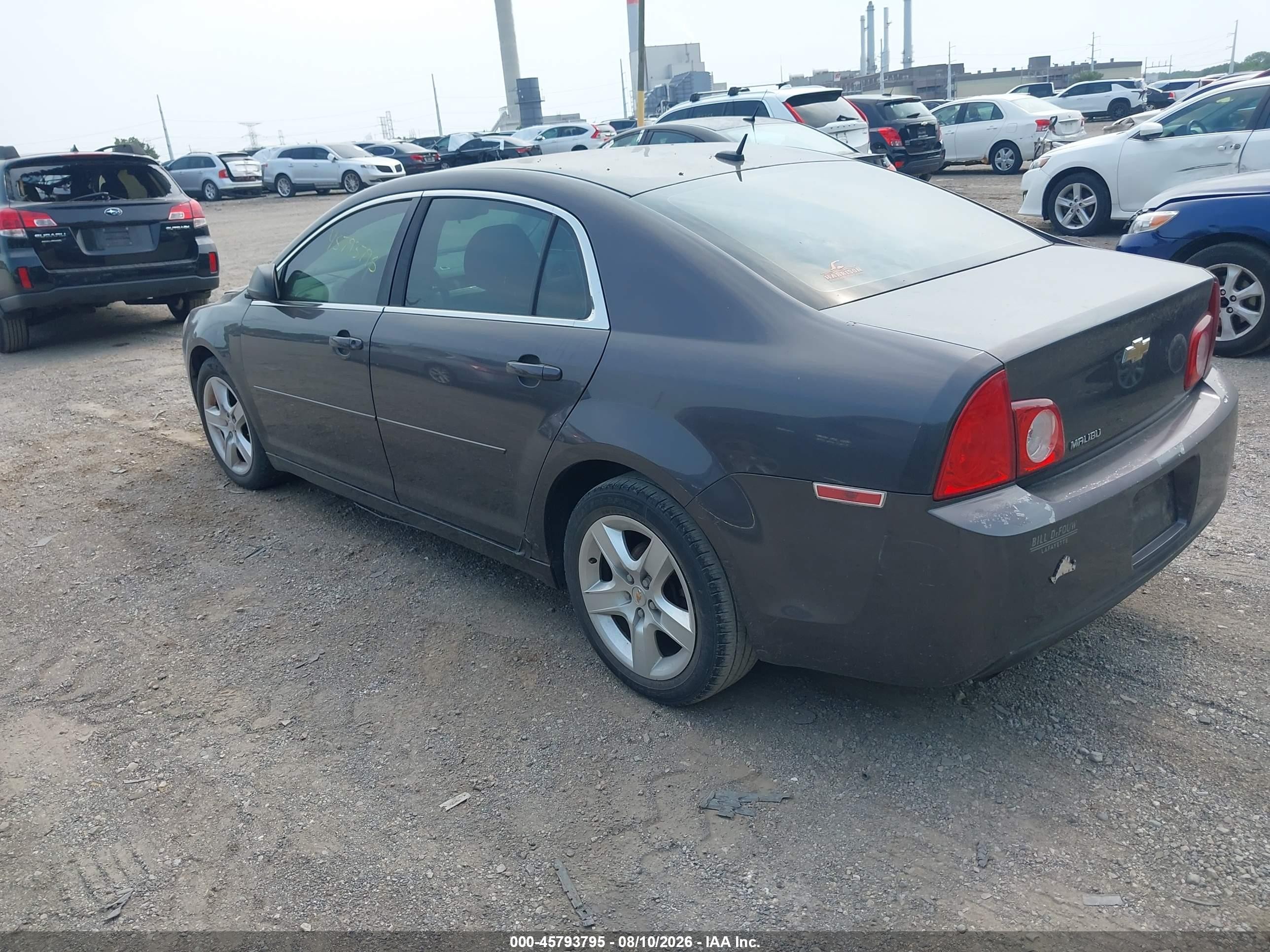 2011 Chevrolet Malibu Ls Blue vin: 1G1ZB5E17BF220146