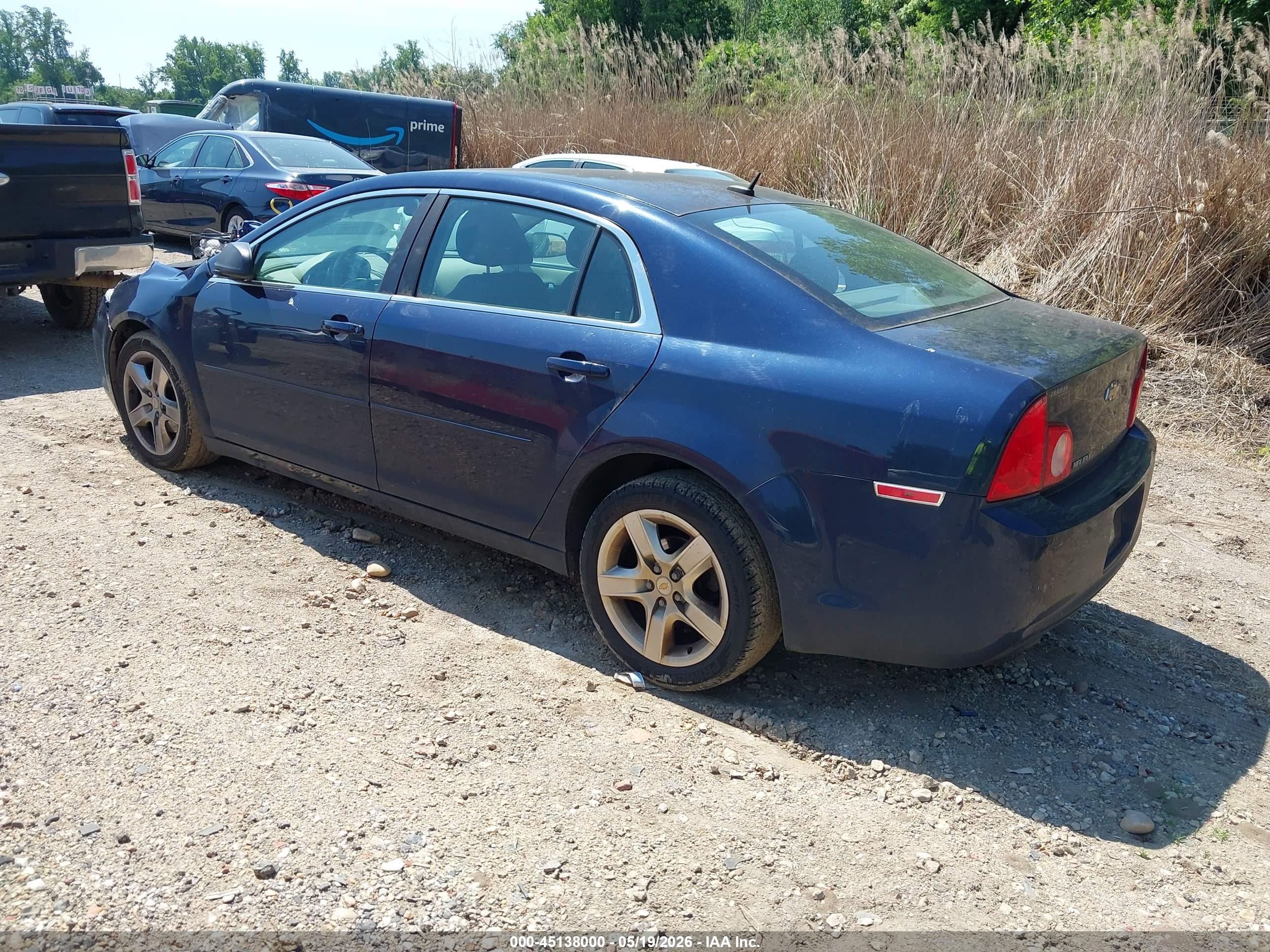 2011 Chevrolet Malibu Ls Dark Blue vin: 1G1ZB5E17BF335894