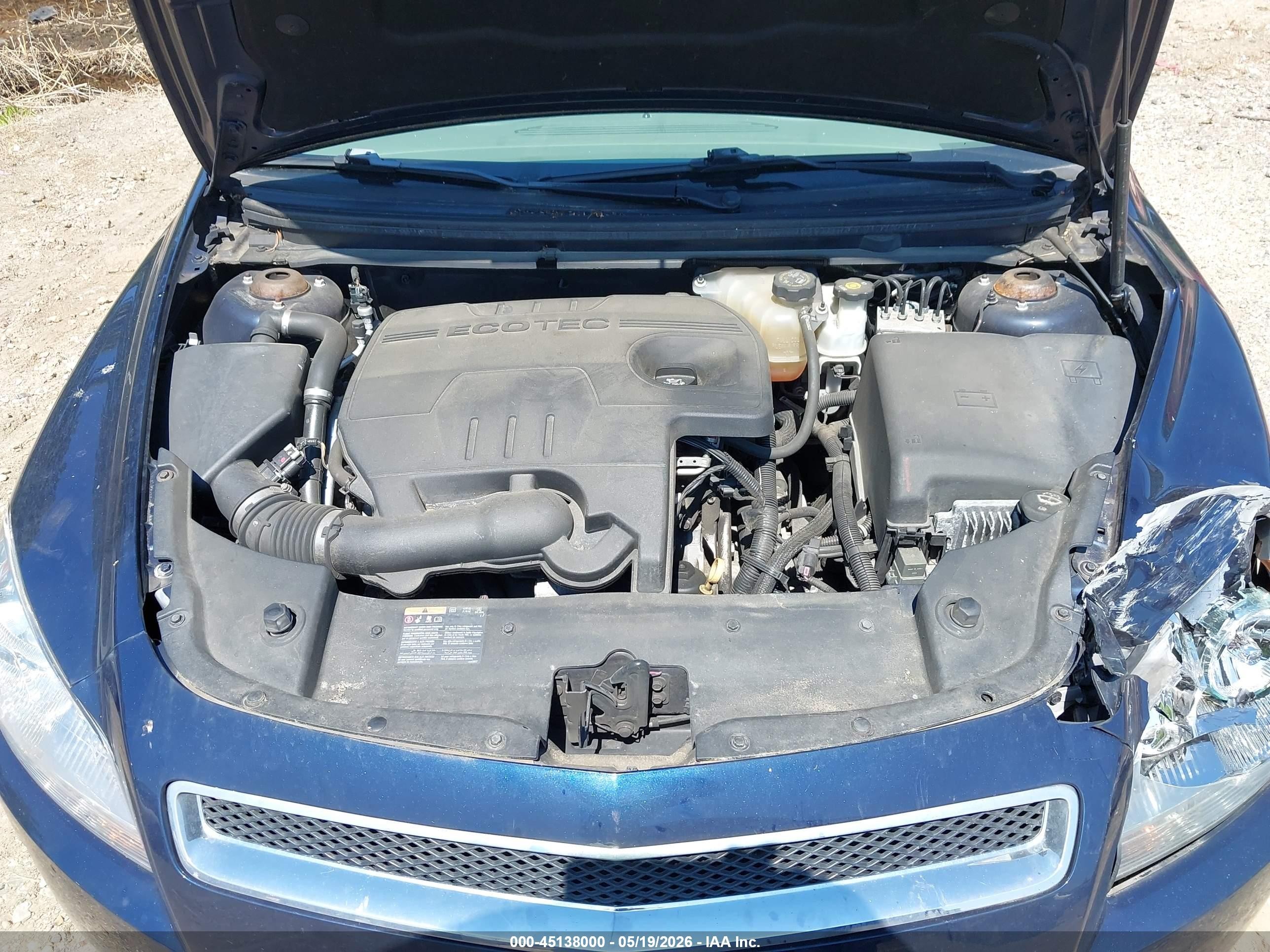 2011 Chevrolet Malibu Ls Dark Blue vin: 1G1ZB5E17BF335894