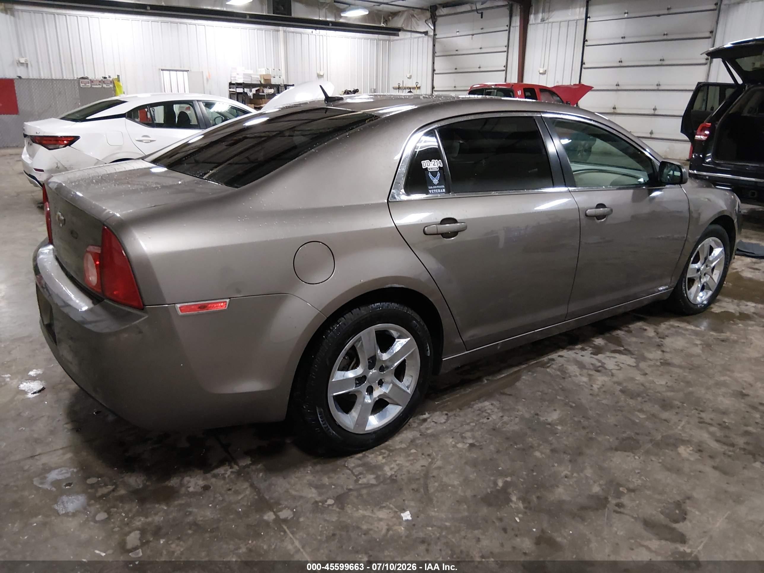 2011 Chevrolet Malibu Ls Gray vin: 1G1ZB5E17BF337595