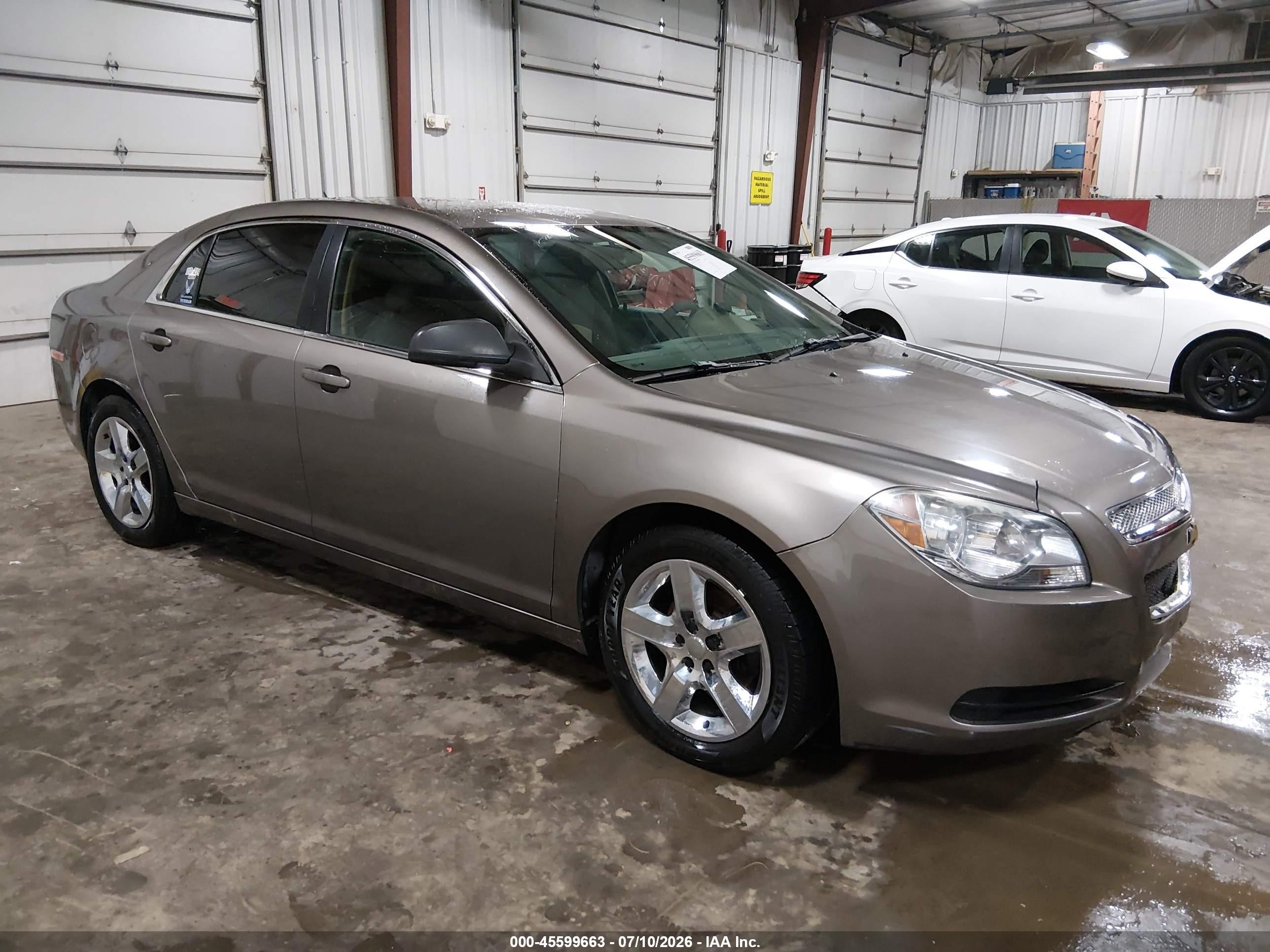 2011 Chevrolet Malibu Ls Gray vin: 1G1ZB5E17BF337595