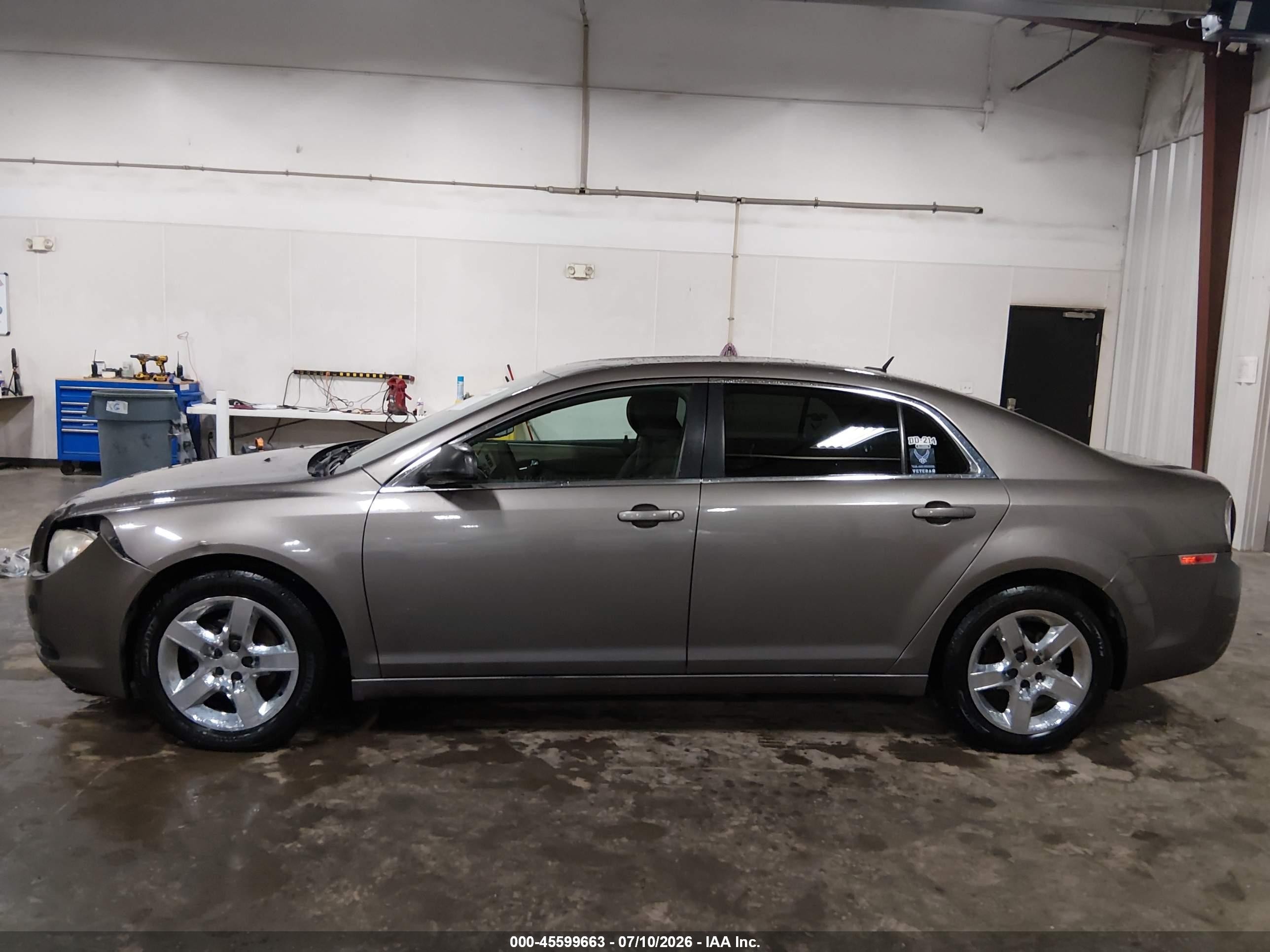 2011 Chevrolet Malibu Ls Gray vin: 1G1ZB5E17BF337595