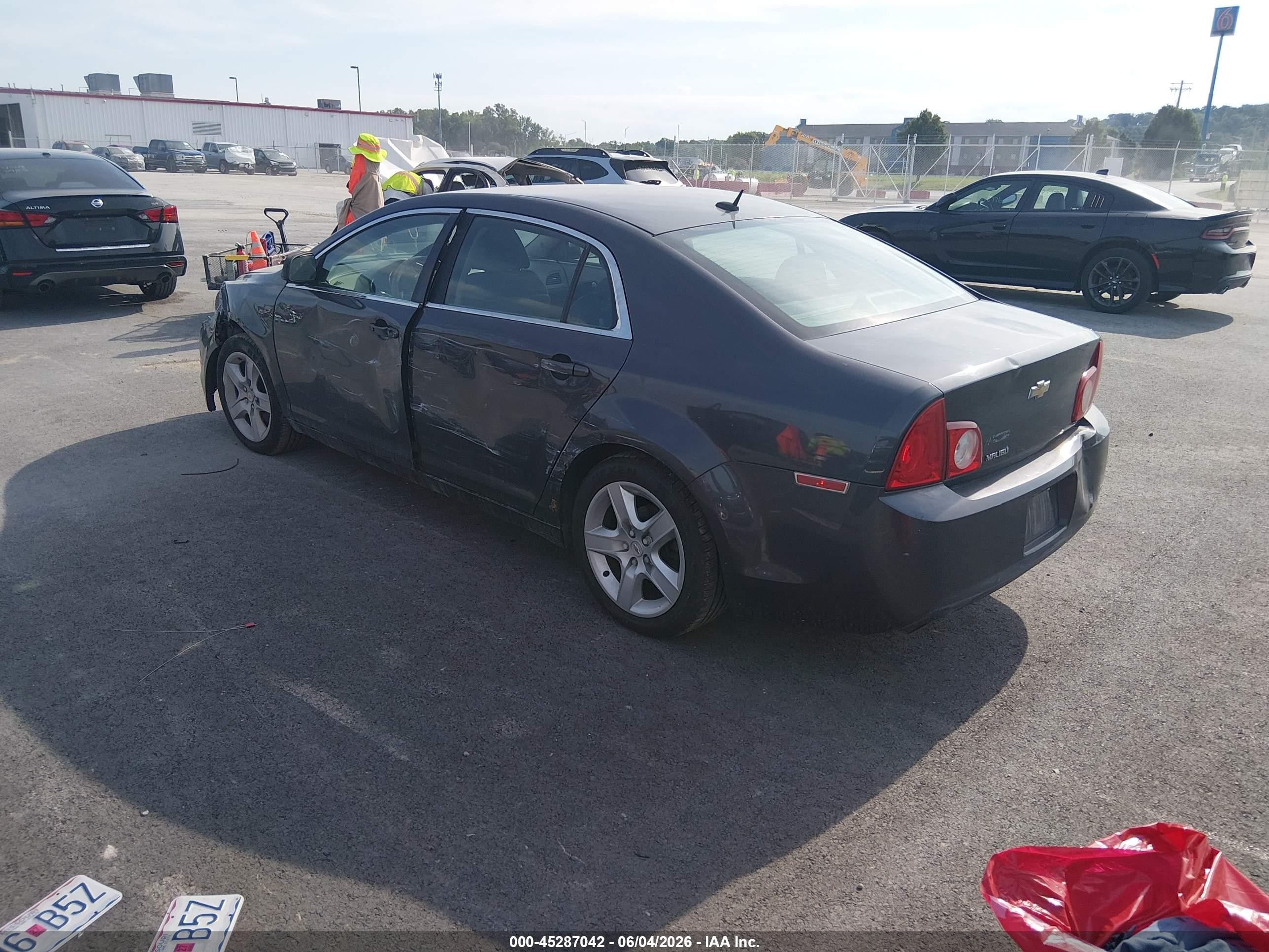 2011 Chevrolet Malibu Ls Gray vin: 1G1ZB5E18BF119570