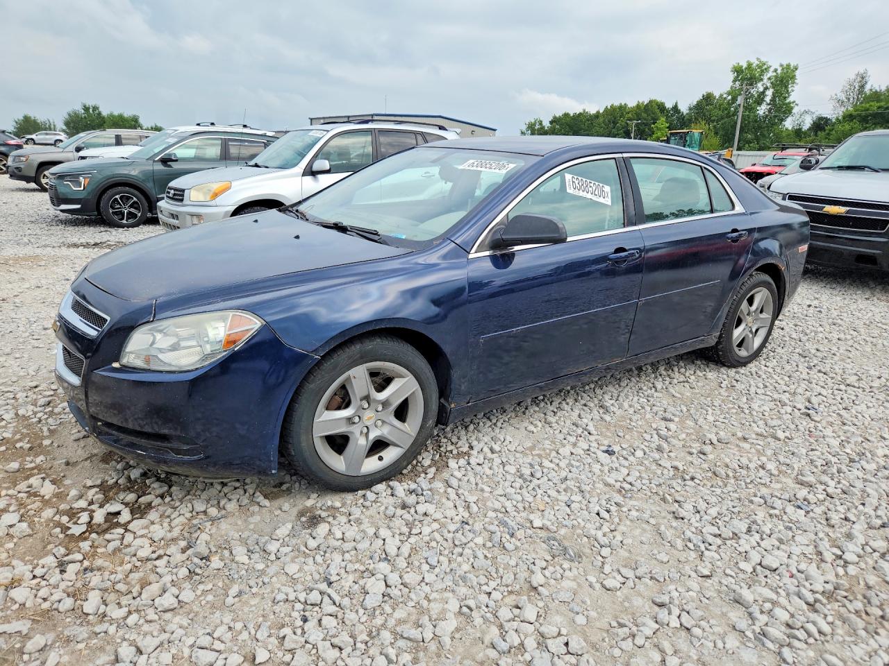 2011 Chevrolet Malibu Ls Blue vin: 1G1ZB5E18BF178649