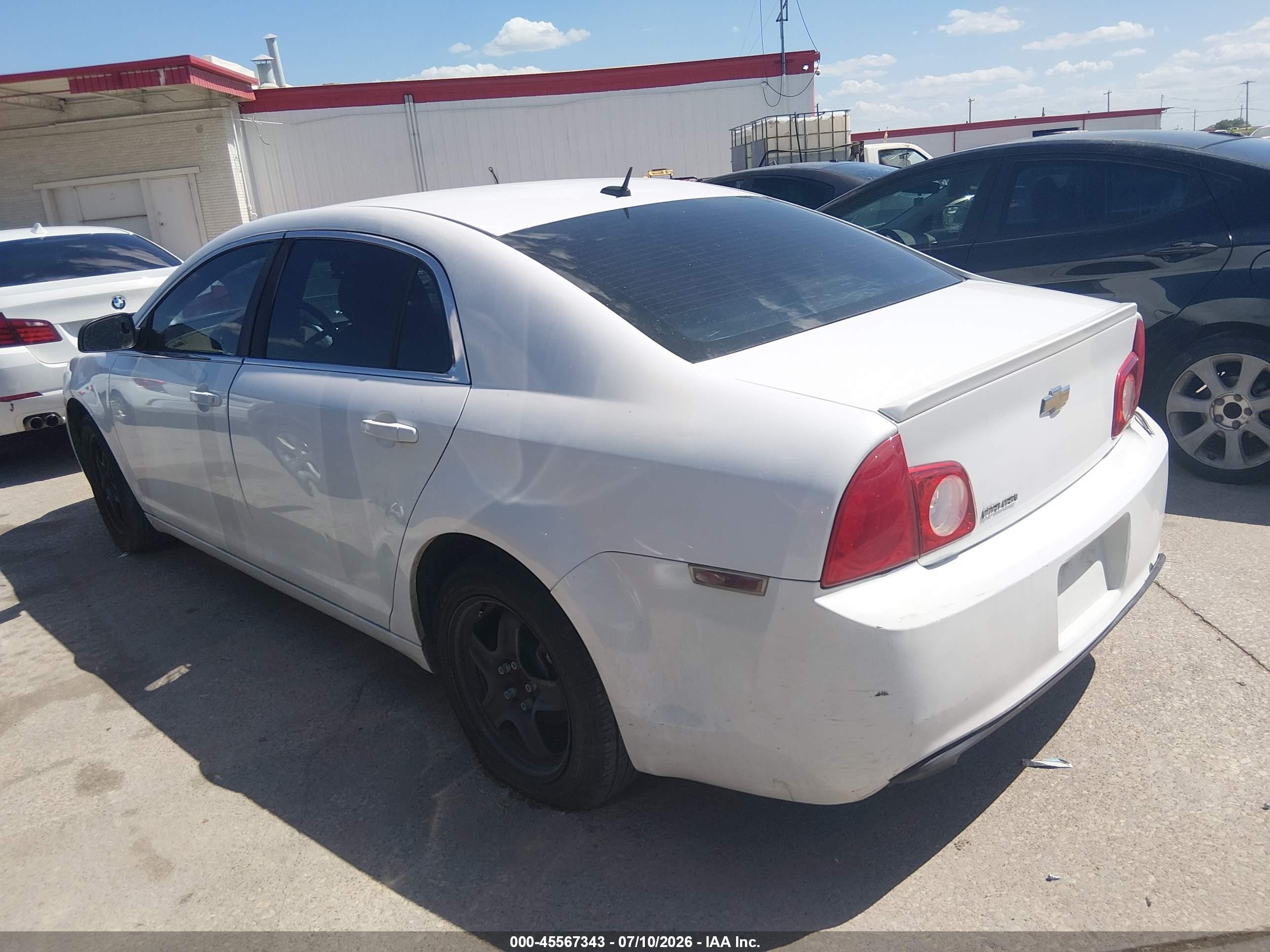 2011 Chevrolet Malibu Ls White vin: 1G1ZB5E18BF189182