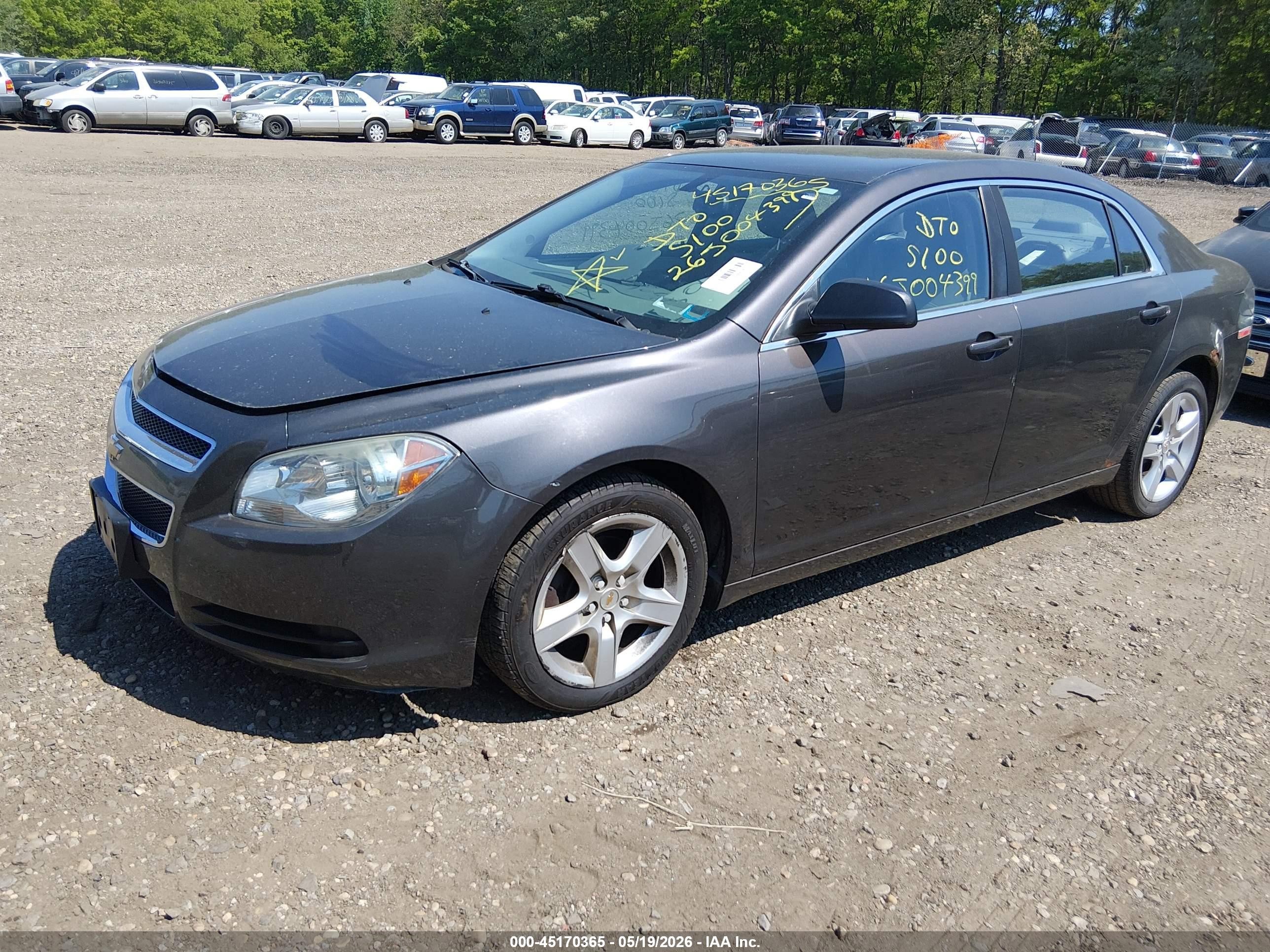2011 Chevrolet Malibu Ls Gray vin: 1G1ZB5E18BF317971