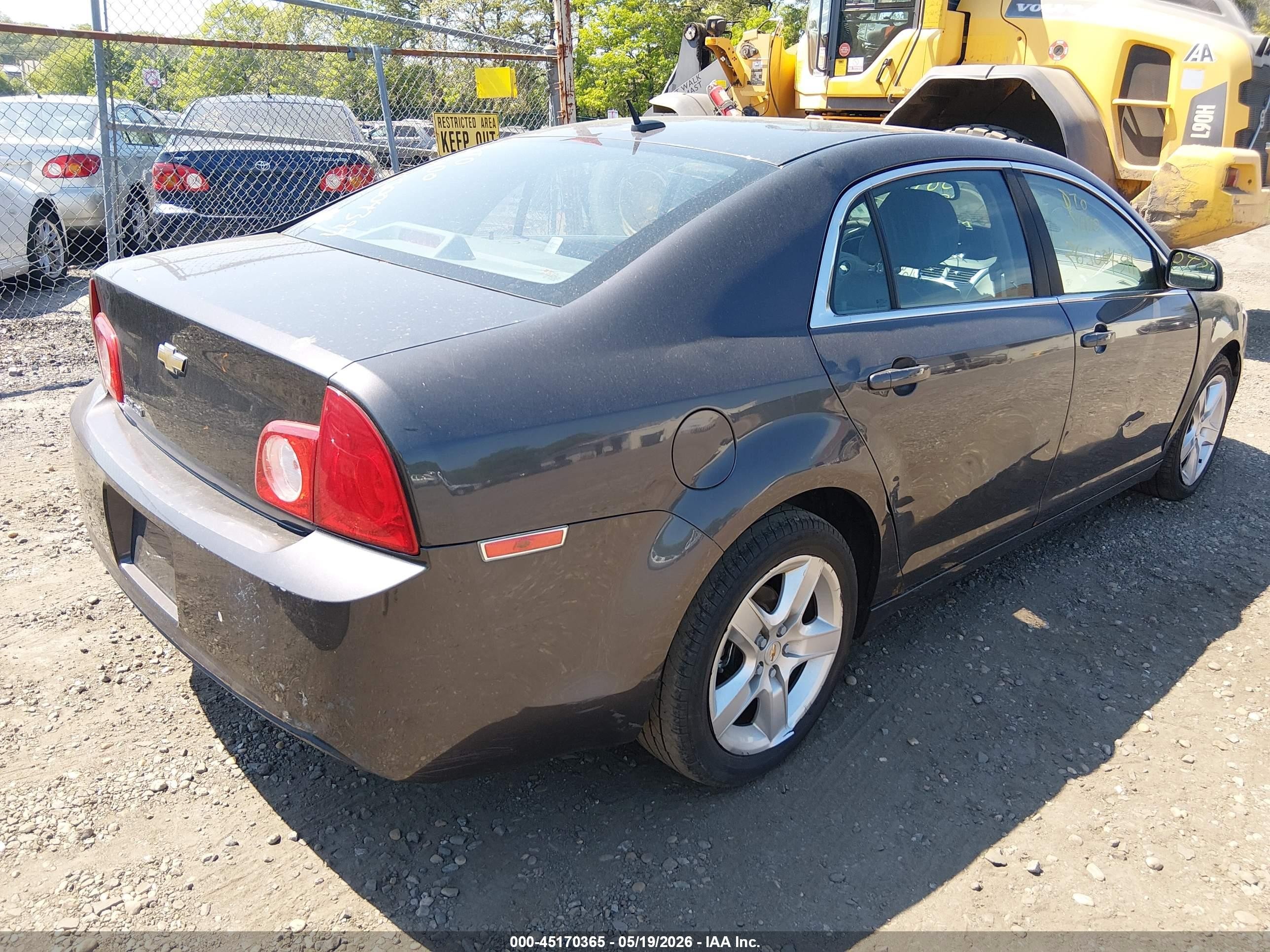 2011 Chevrolet Malibu Ls Gray vin: 1G1ZB5E18BF317971