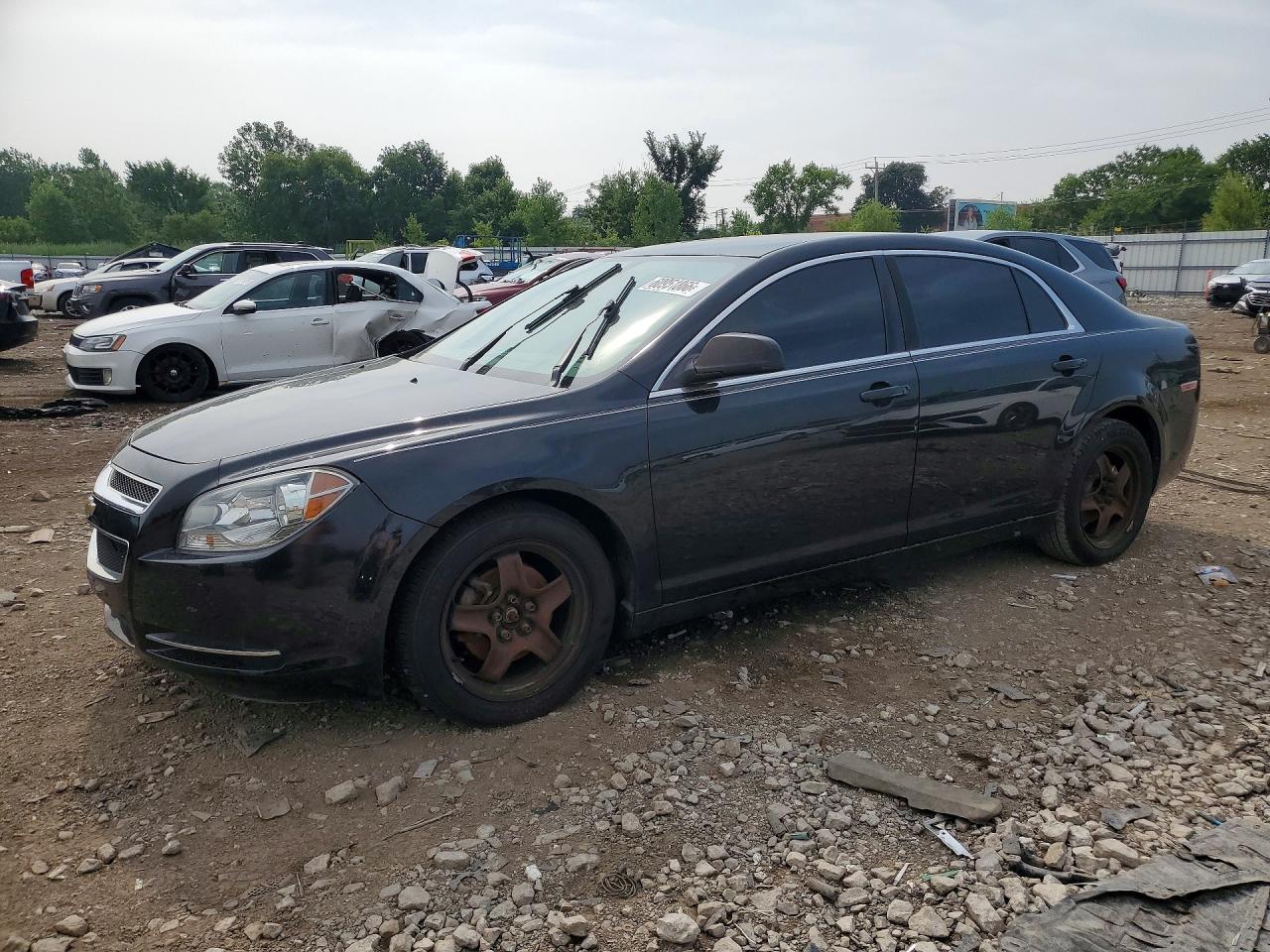 2011 Chevrolet Malibu Ls Black vin: 1G1ZB5E19BF174058