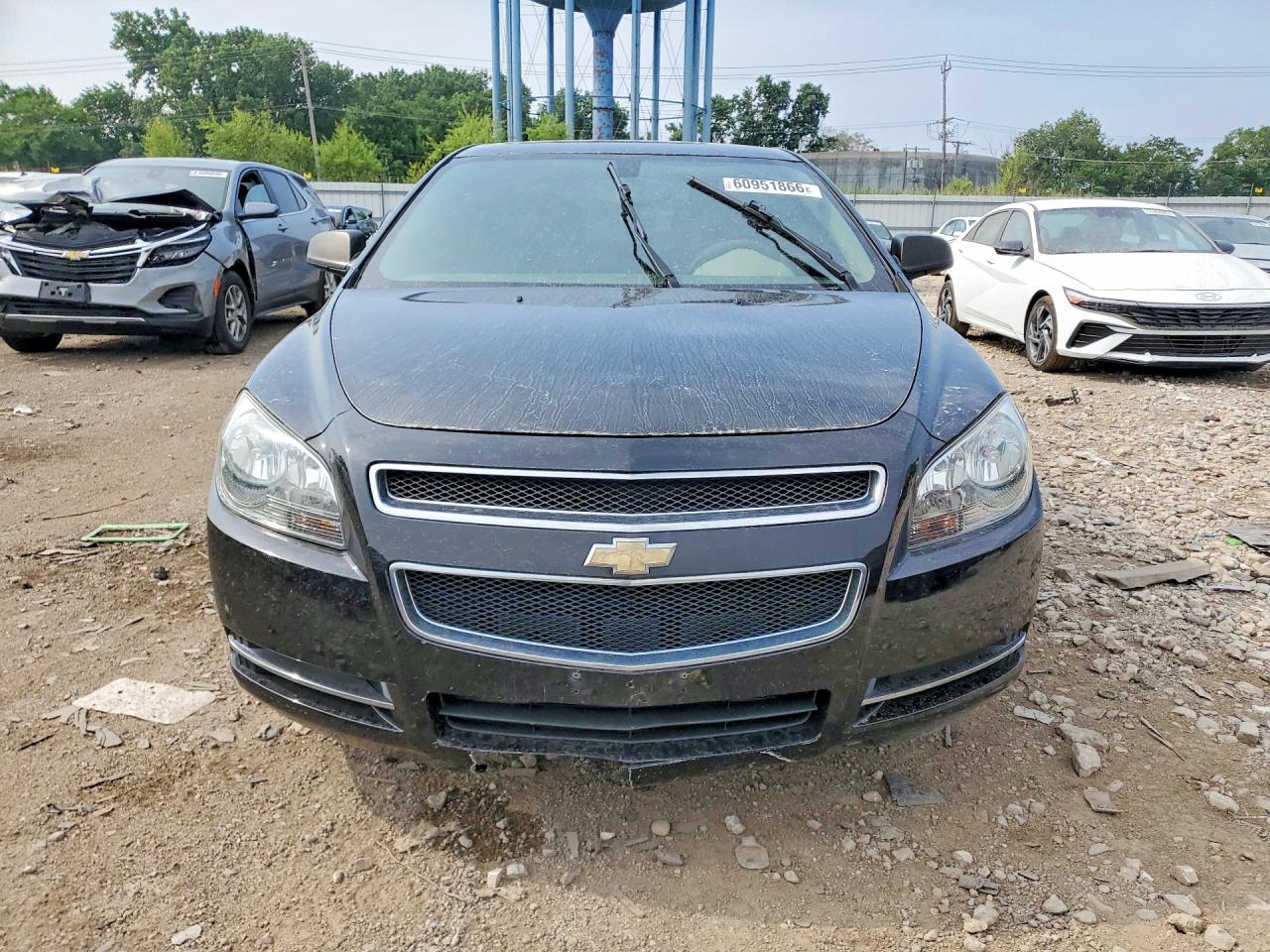 2011 Chevrolet Malibu Ls Black vin: 1G1ZB5E19BF174058