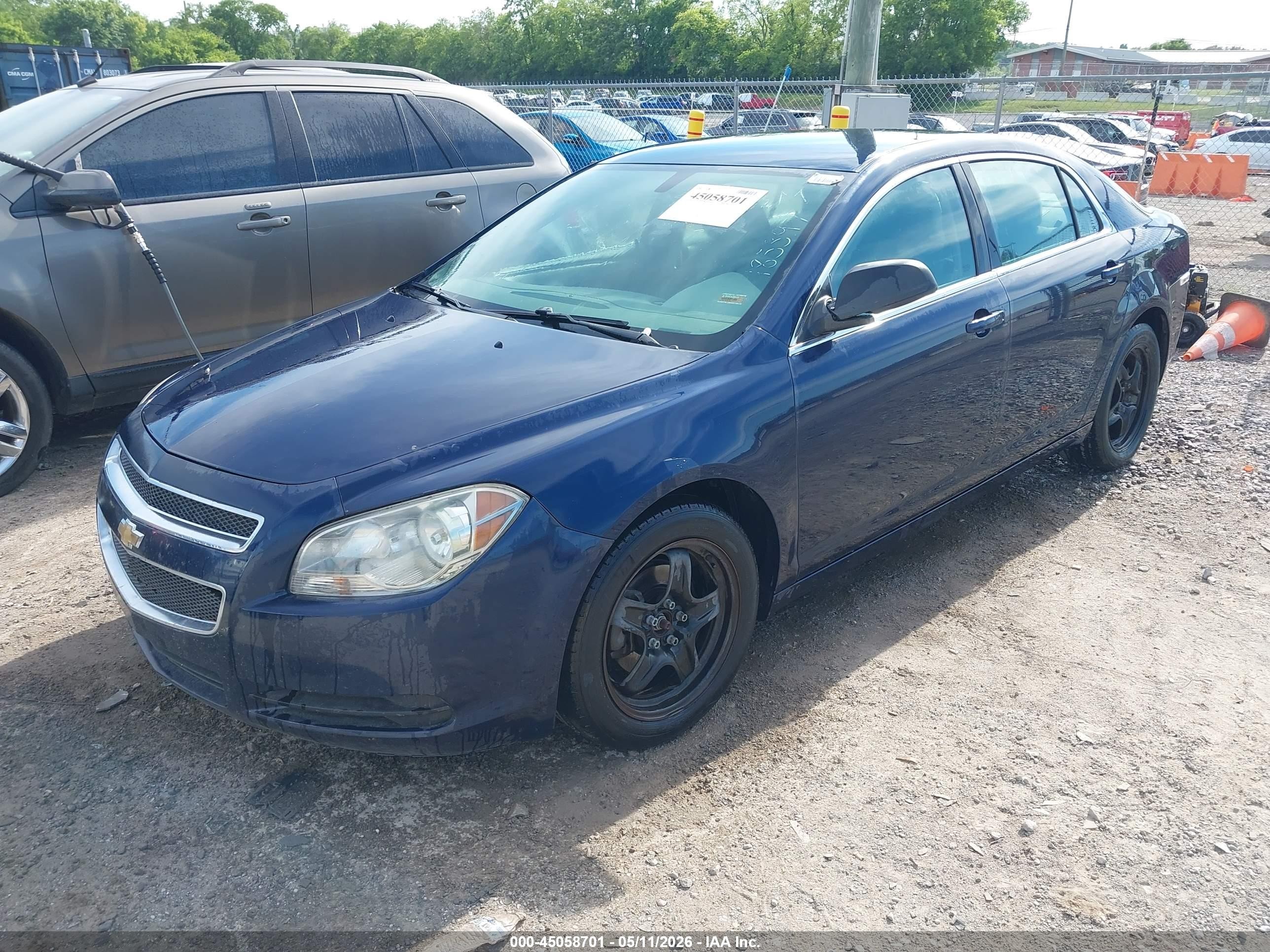 2011 Chevrolet Malibu Ls Dark Blue vin: 1G1ZB5E19BF185397