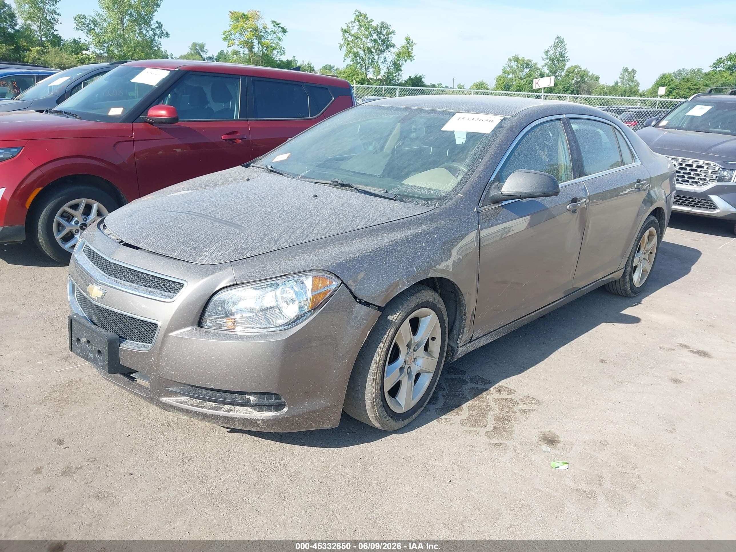 2011 Chevrolet Malibu Ls Brown vin: 1G1ZB5E19BF204501