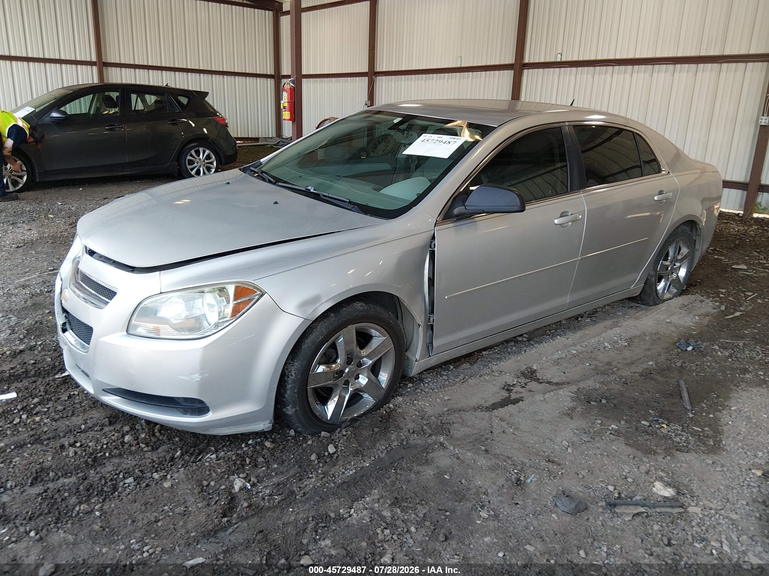 2011 Chevrolet Malibu Ls Silver vin: 1G1ZB5E19BF295771