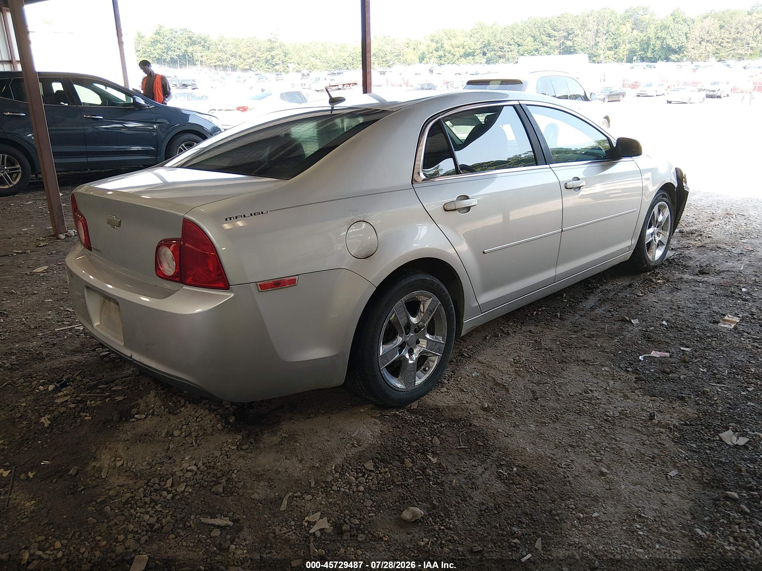 2011 Chevrolet Malibu Ls Silver vin: 1G1ZB5E19BF295771
