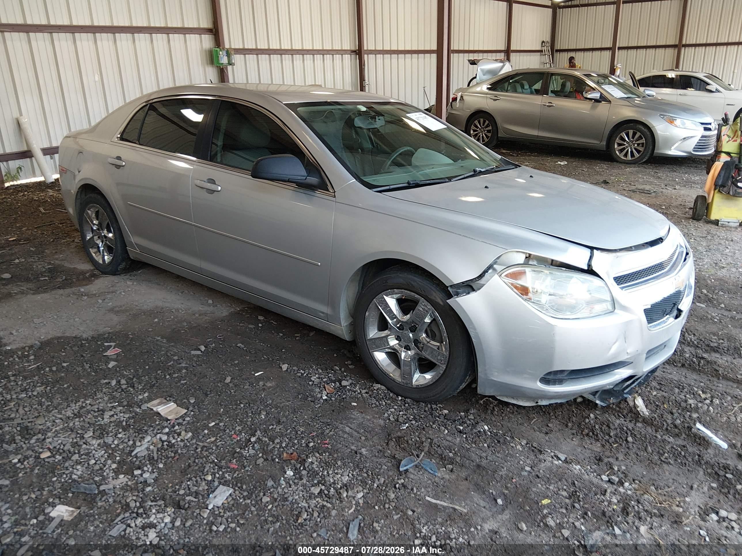 2011 Chevrolet Malibu Ls Silver vin: 1G1ZB5E19BF295771