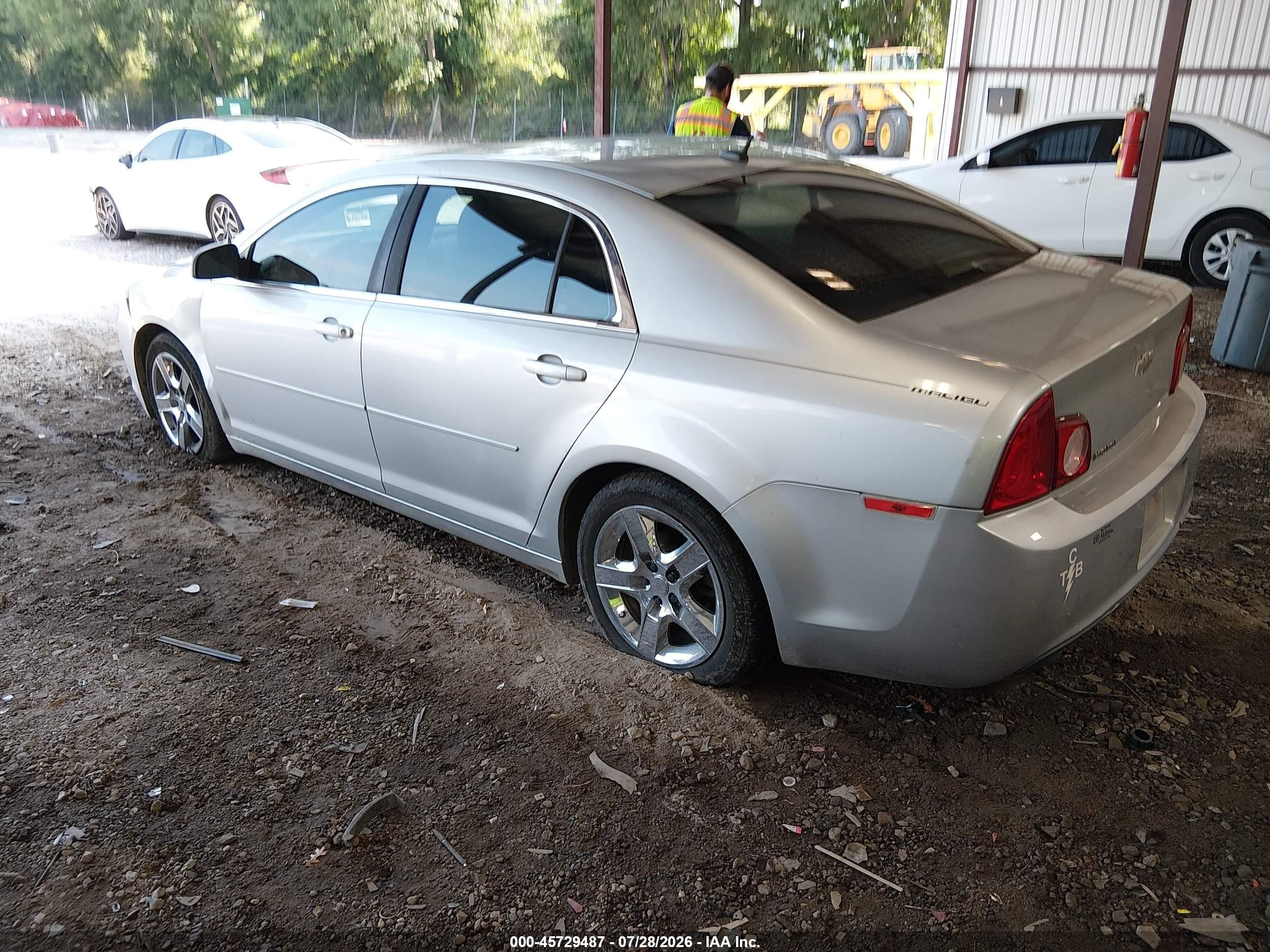 2011 Chevrolet Malibu Ls Silver vin: 1G1ZB5E19BF295771