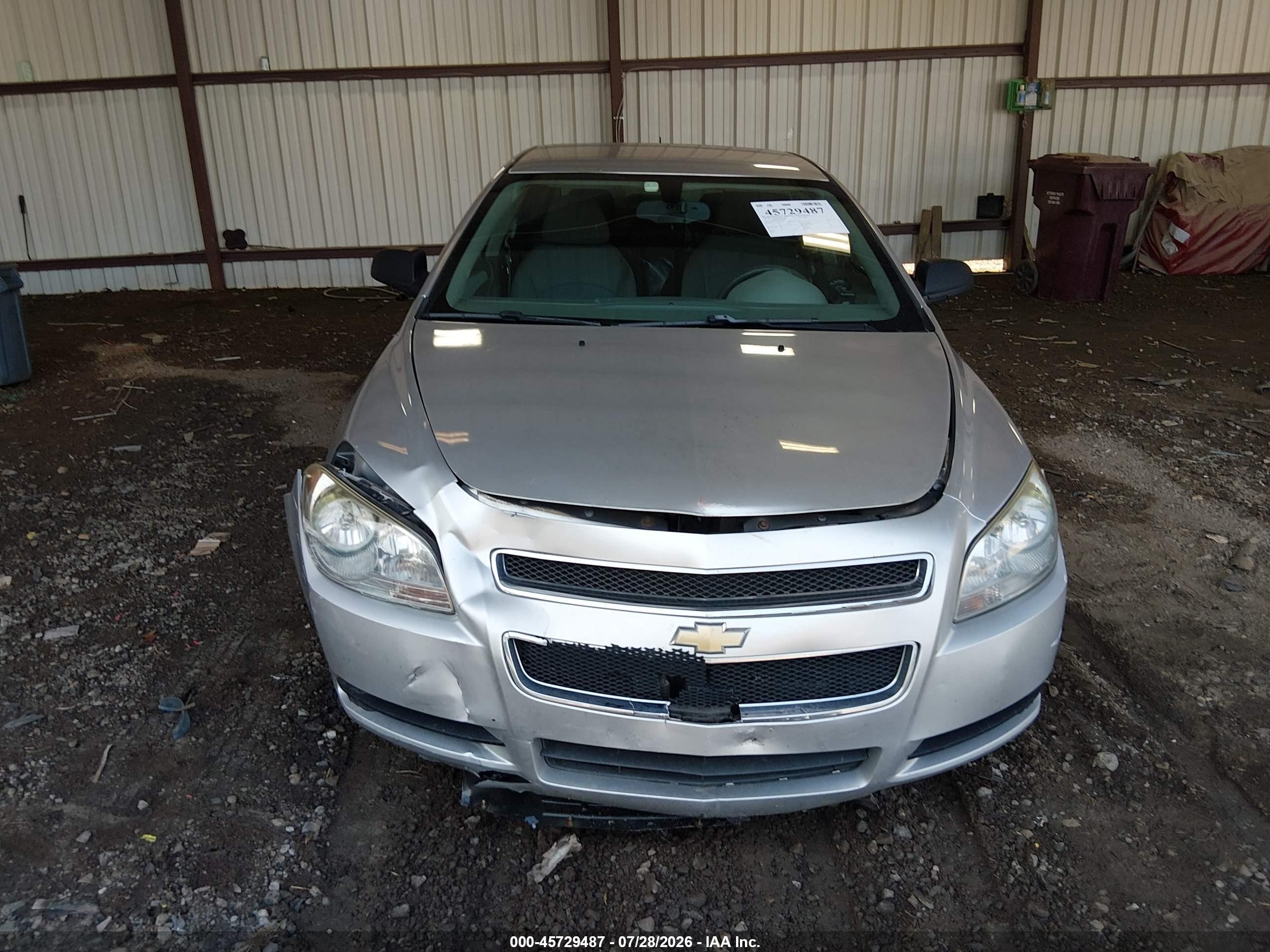 2011 Chevrolet Malibu Ls Silver vin: 1G1ZB5E19BF295771