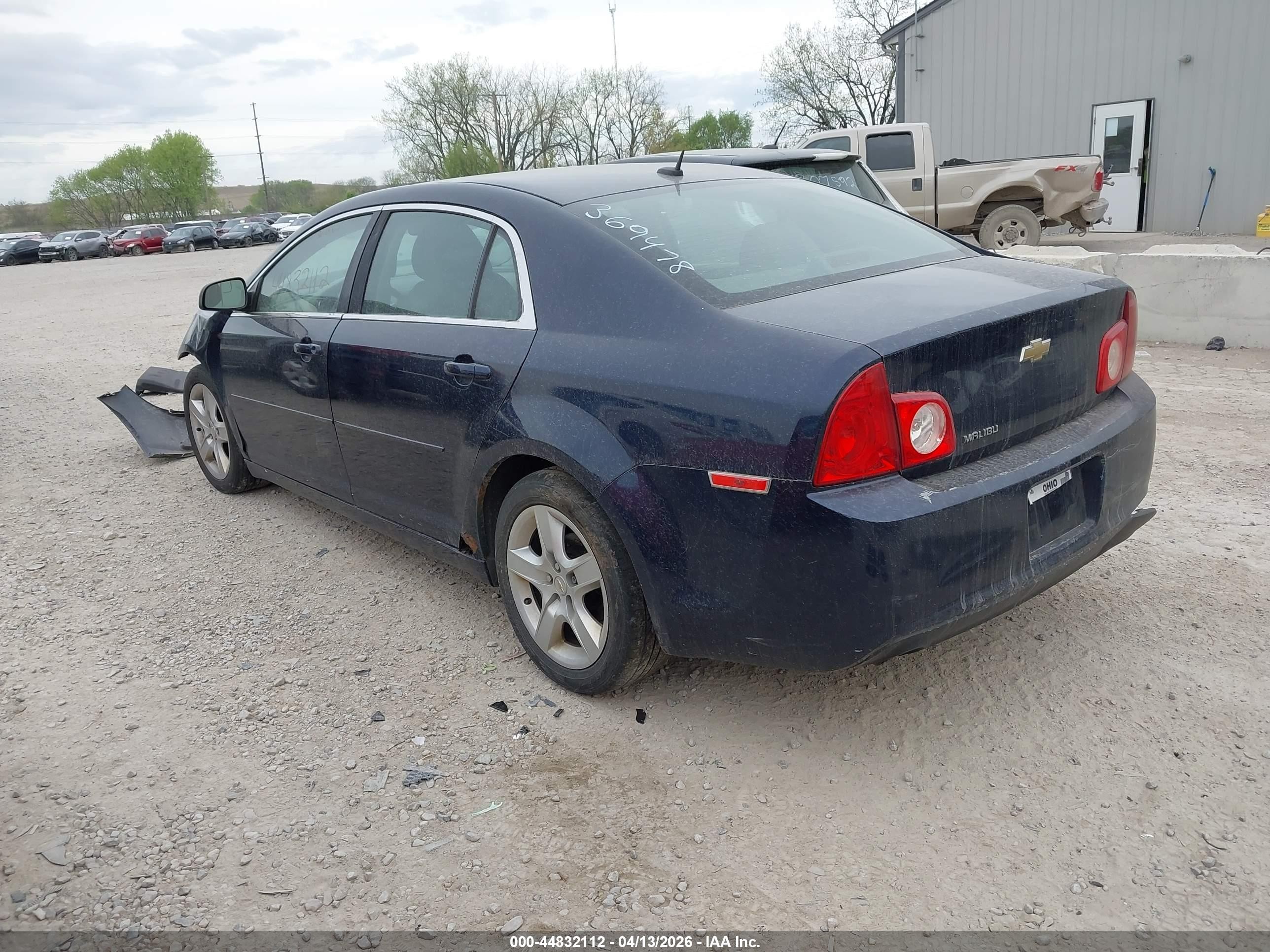 2011 Chevrolet Malibu Ls Blue vin: 1G1ZB5E19BF369478