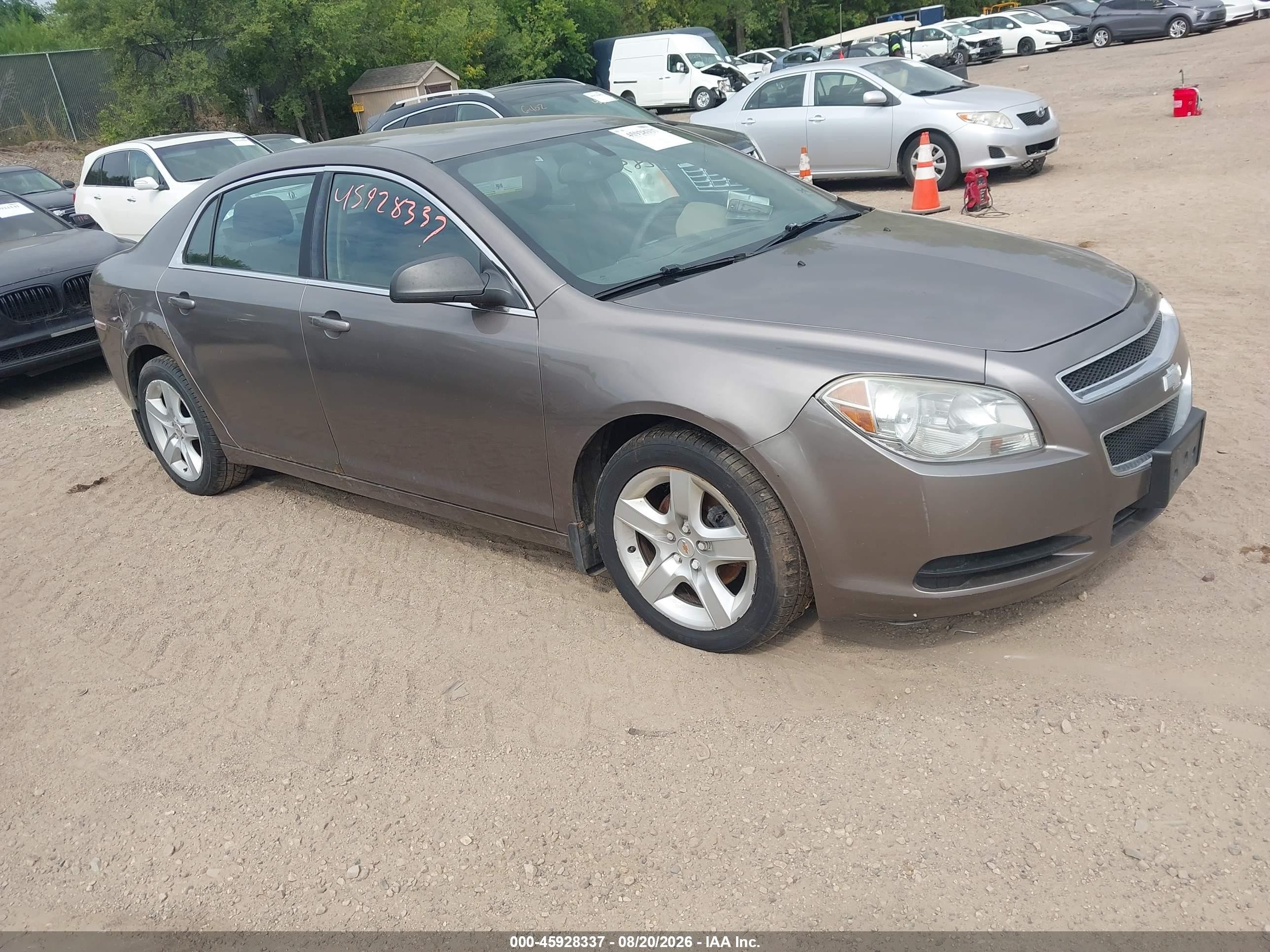 2011 Chevrolet Malibu Ls Brown vin: 1G1ZB5E1XBF140422