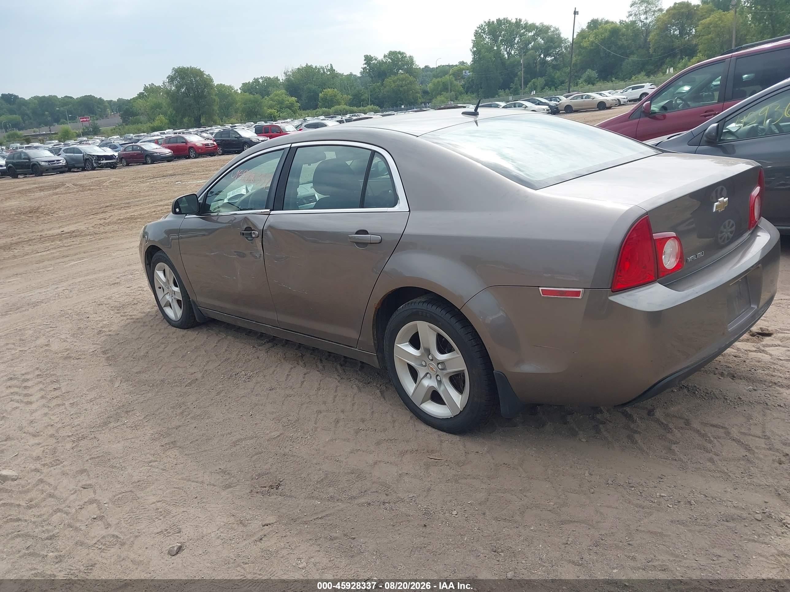 2011 Chevrolet Malibu Ls Brown vin: 1G1ZB5E1XBF140422