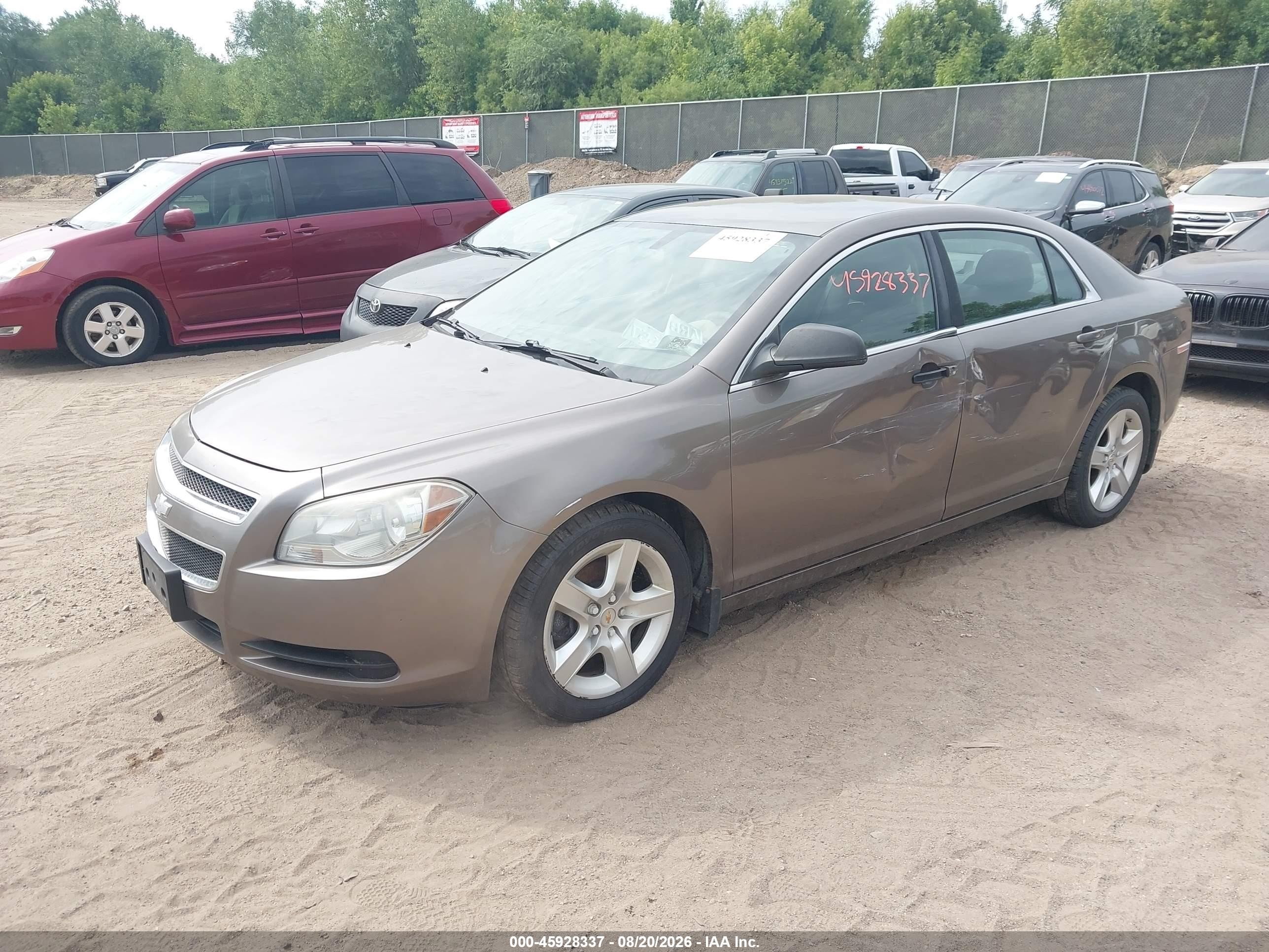 2011 Chevrolet Malibu Ls Brown vin: 1G1ZB5E1XBF140422