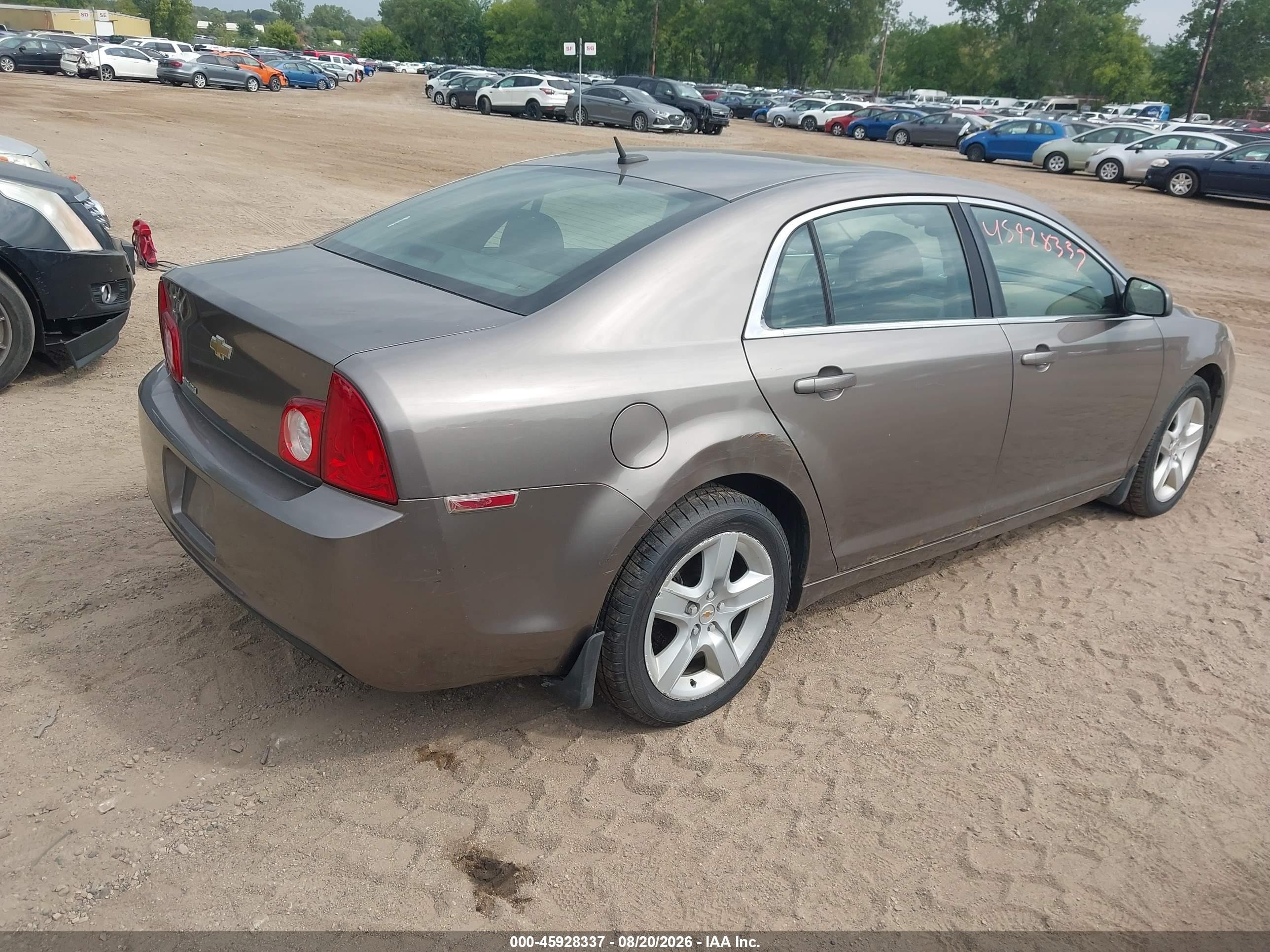 2011 Chevrolet Malibu Ls Brown vin: 1G1ZB5E1XBF140422