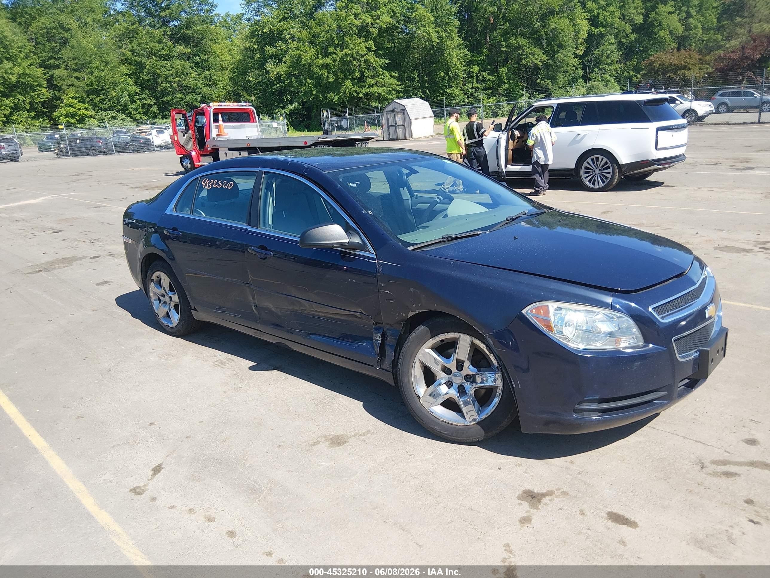 2011 Chevrolet Malibu Ls Blue vin: 1G1ZB5E1XBF202613