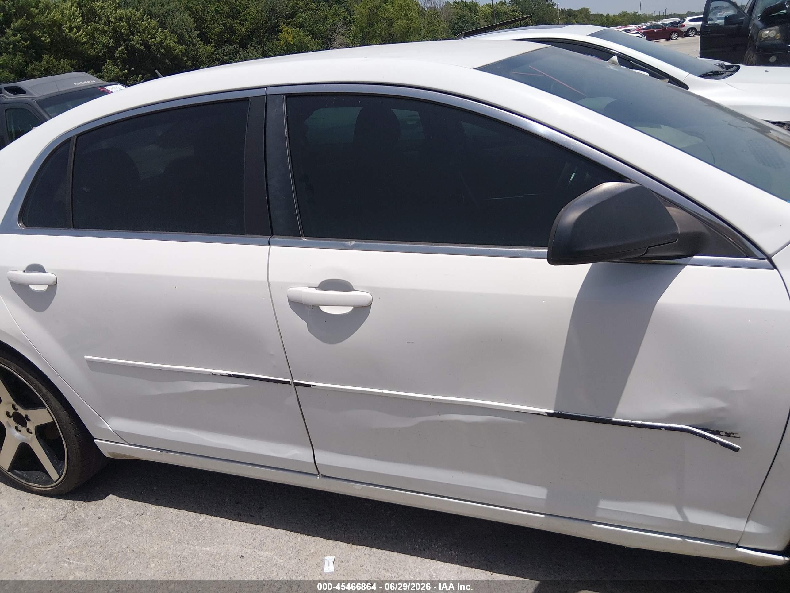2011 Chevrolet Malibu Ls White vin: 1G1ZB5E1XBF209481