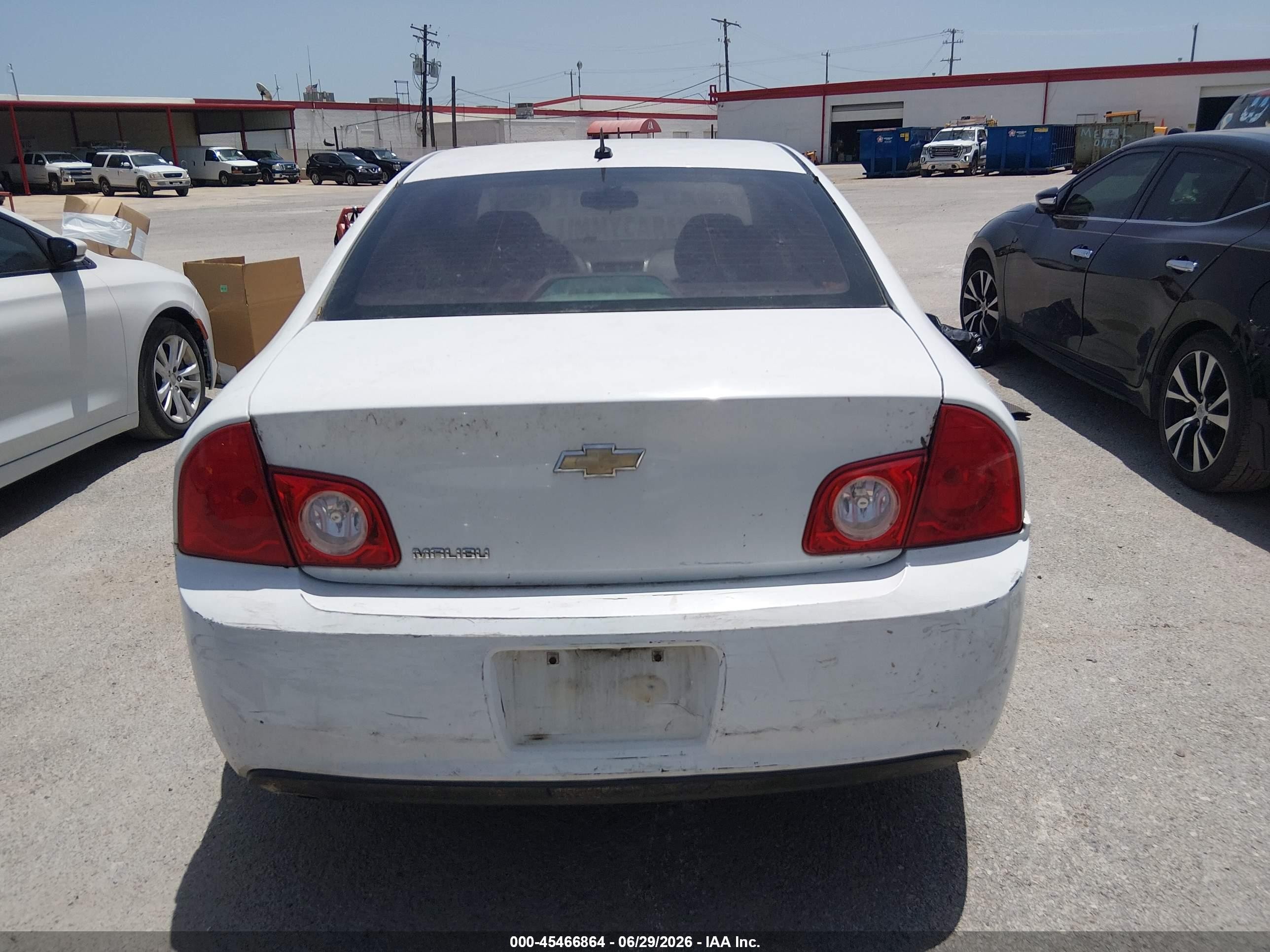 2011 Chevrolet Malibu Ls White vin: 1G1ZB5E1XBF209481