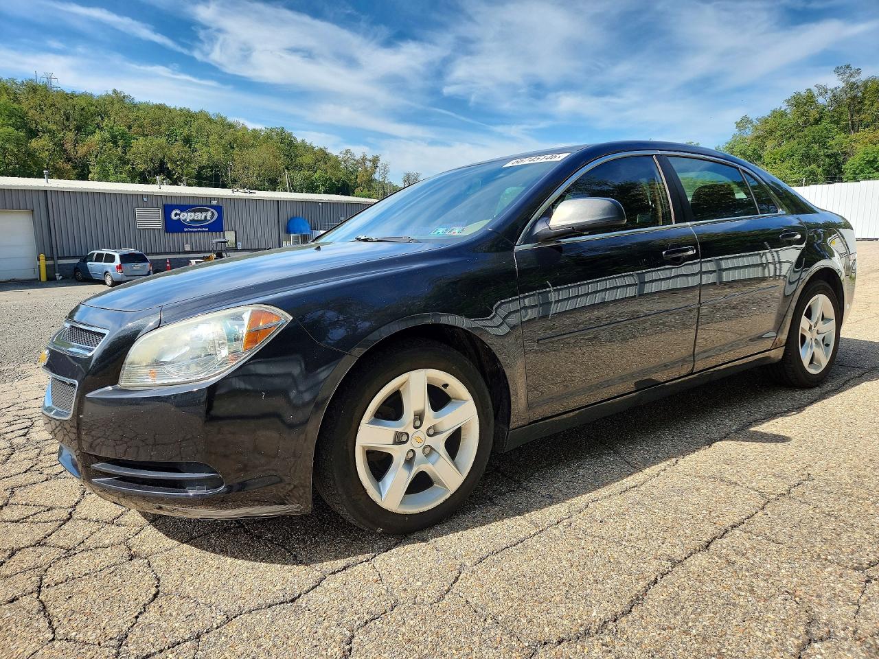 2011 Chevrolet Malibu Ls Black vin: 1G1ZB5E1XBF215944