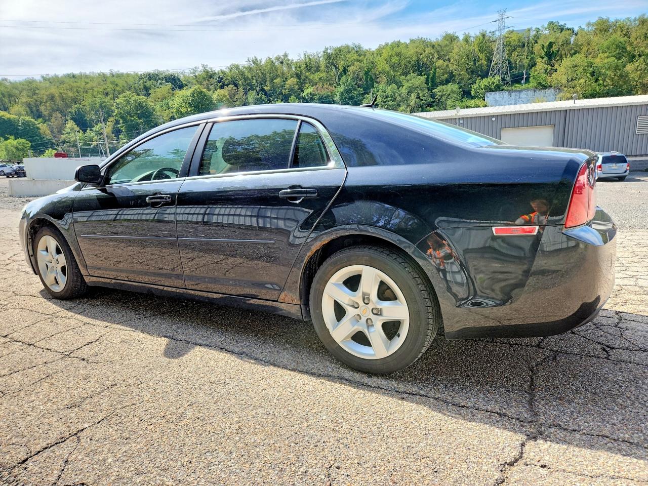 2011 Chevrolet Malibu Ls Black vin: 1G1ZB5E1XBF215944
